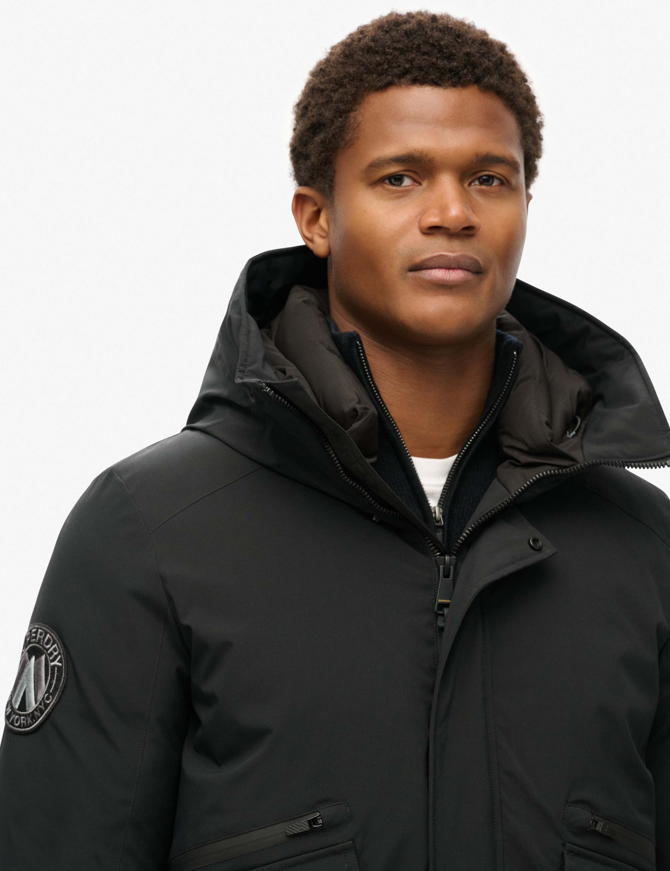 Padded Hooded Bomber Jacket 4 of 5