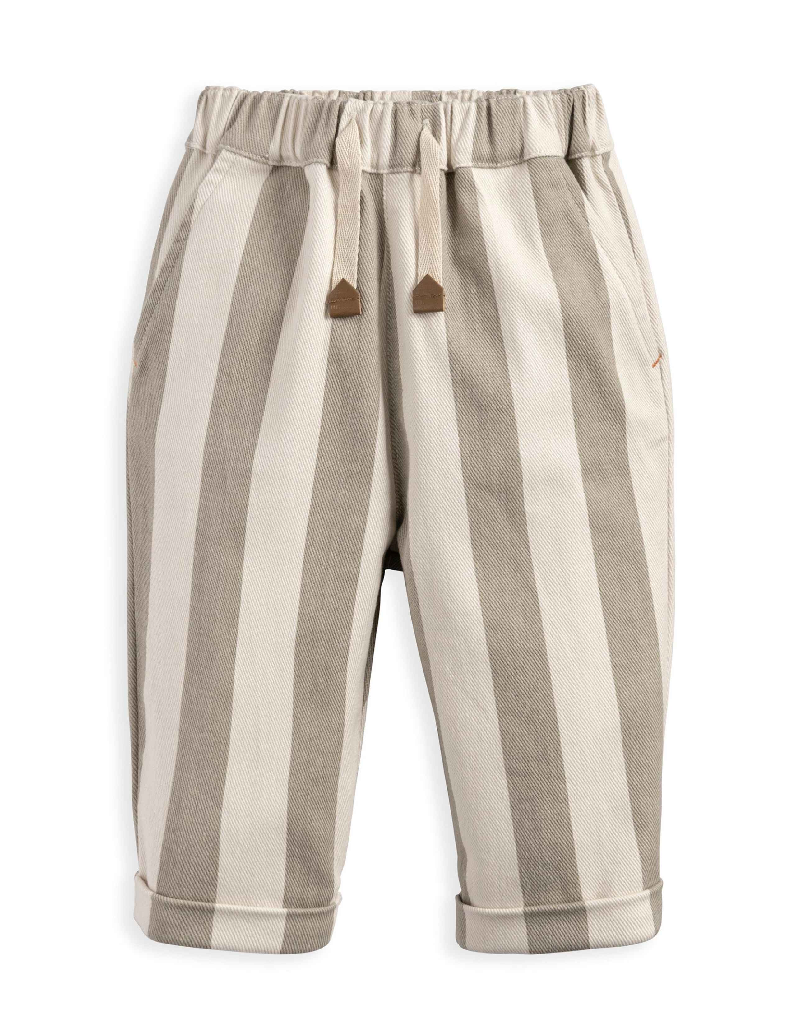 Cotton Rich Striped Trousers (0-36 Mths) 2 of 2