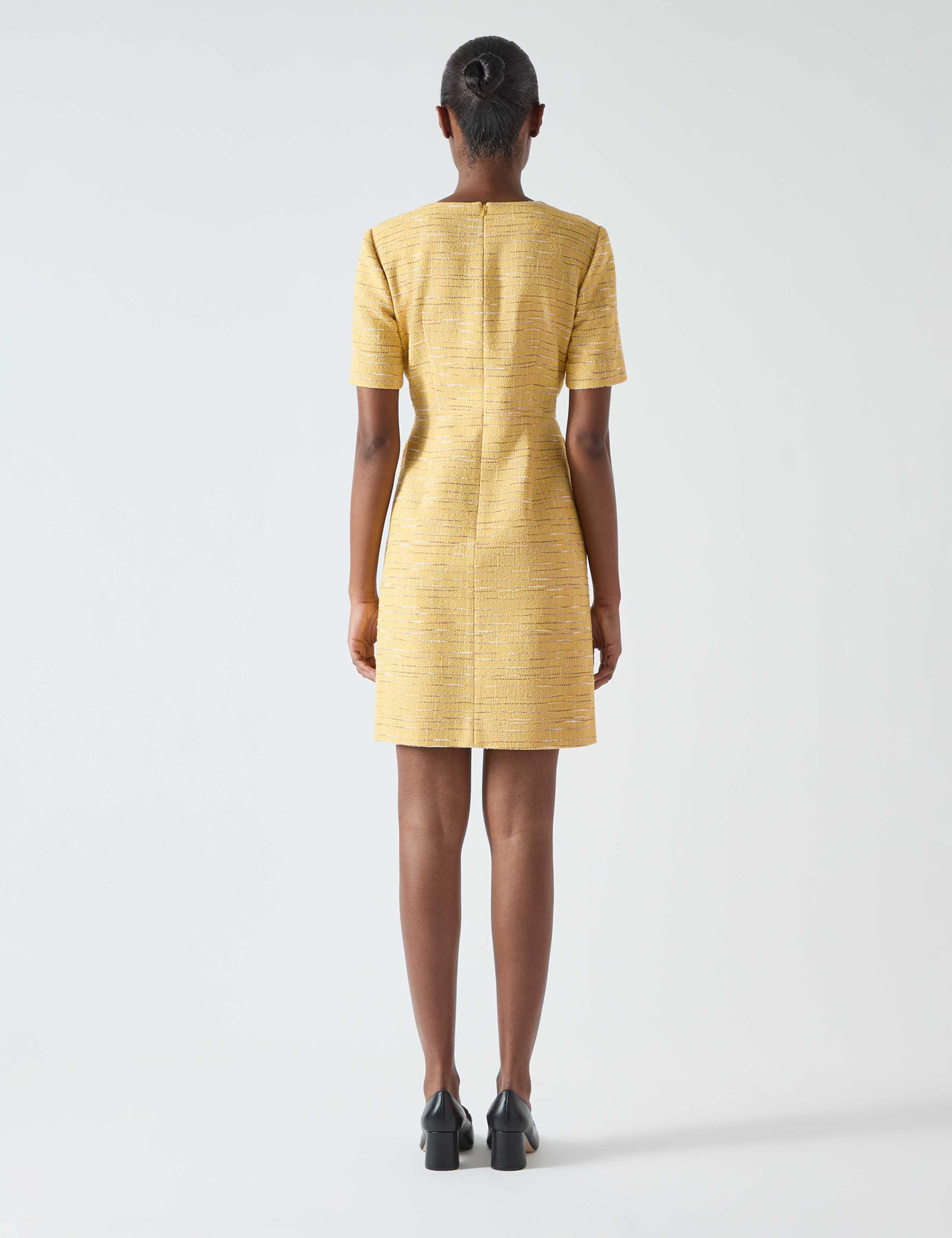 Tweed Textured Mini Shift Dress 3 of 4