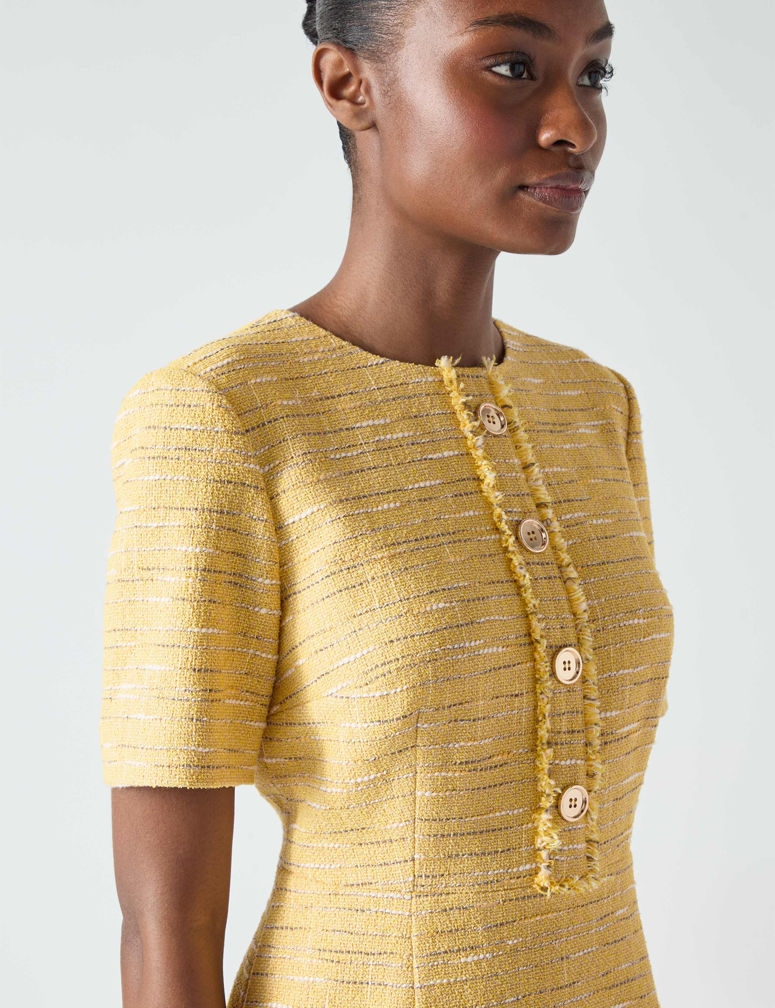 Tweed Textured Mini Shift Dress 4 of 4