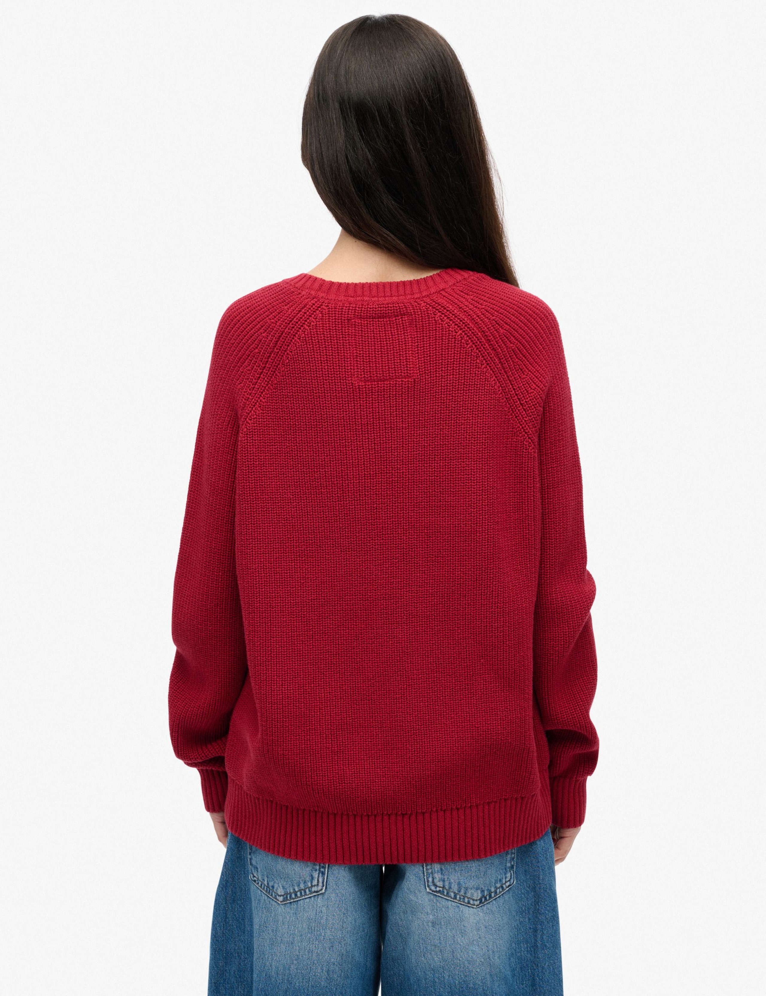 Pure Cotton Ribbed Relaxed Jumper 3 of 6