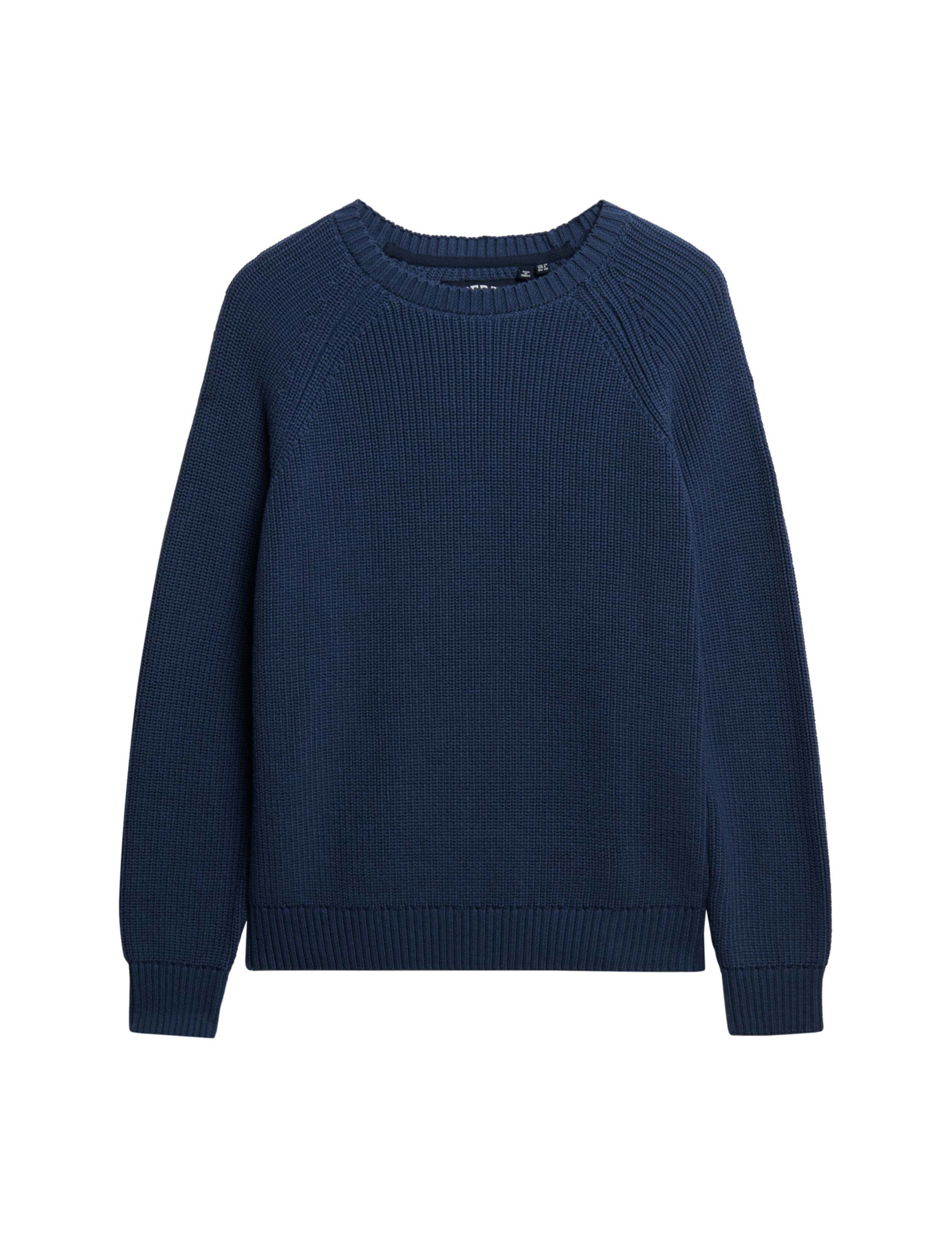 Pure Cotton Ribbed Relaxed Jumper 8 of 8