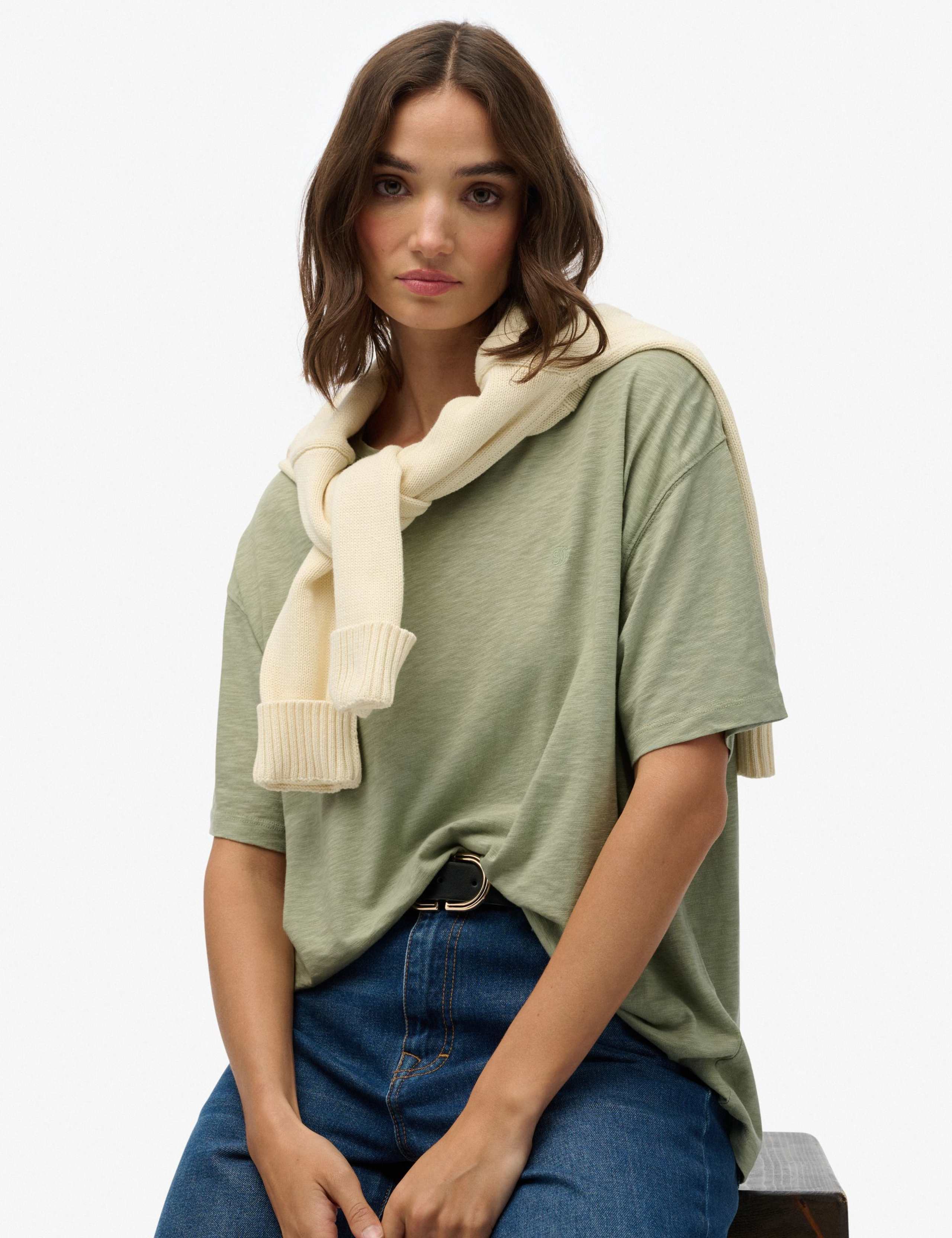 Cotton Rich Oversized T-Shirt 3 of 3
