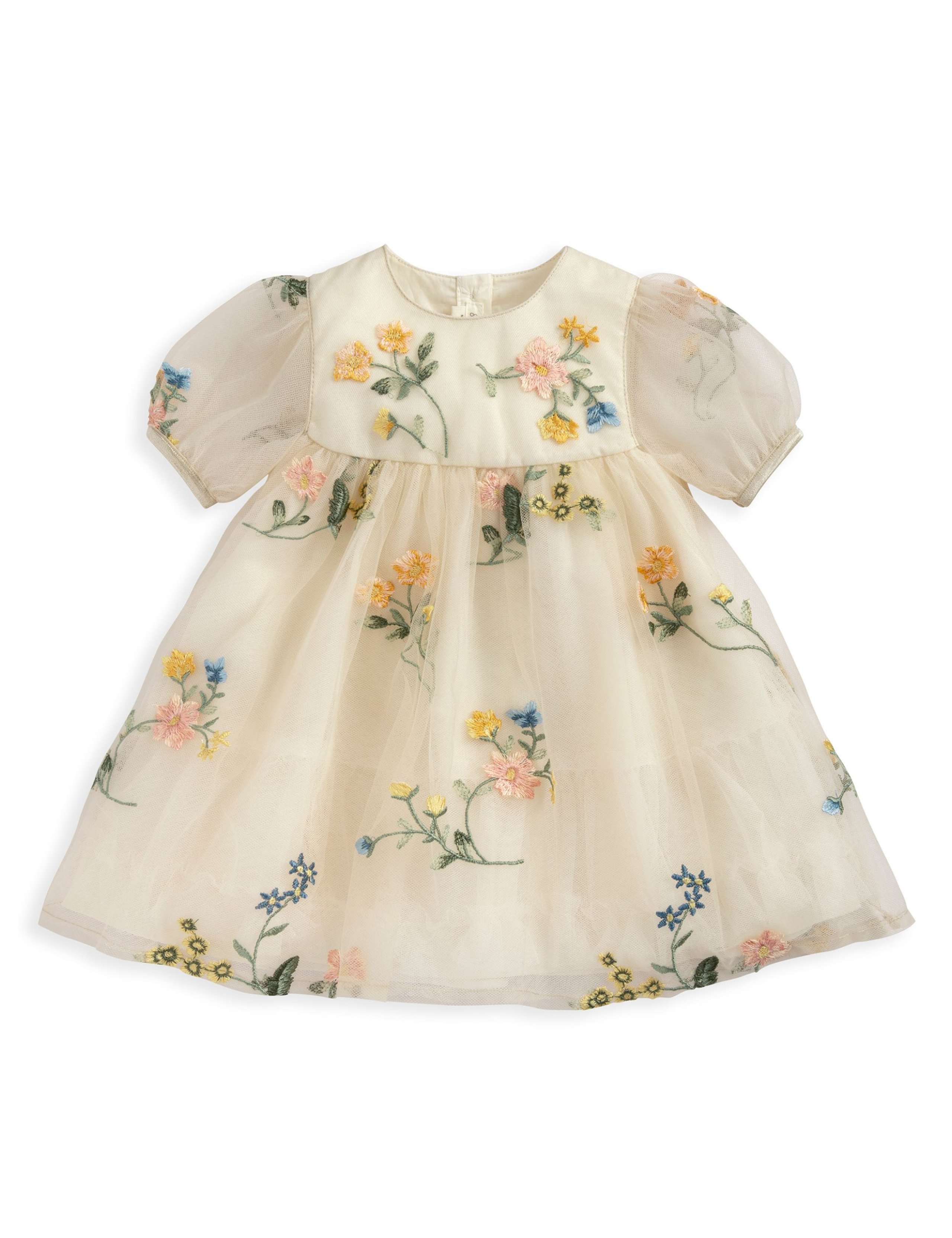 Floral Mesh Dress (0-36 Months) 2 of 2