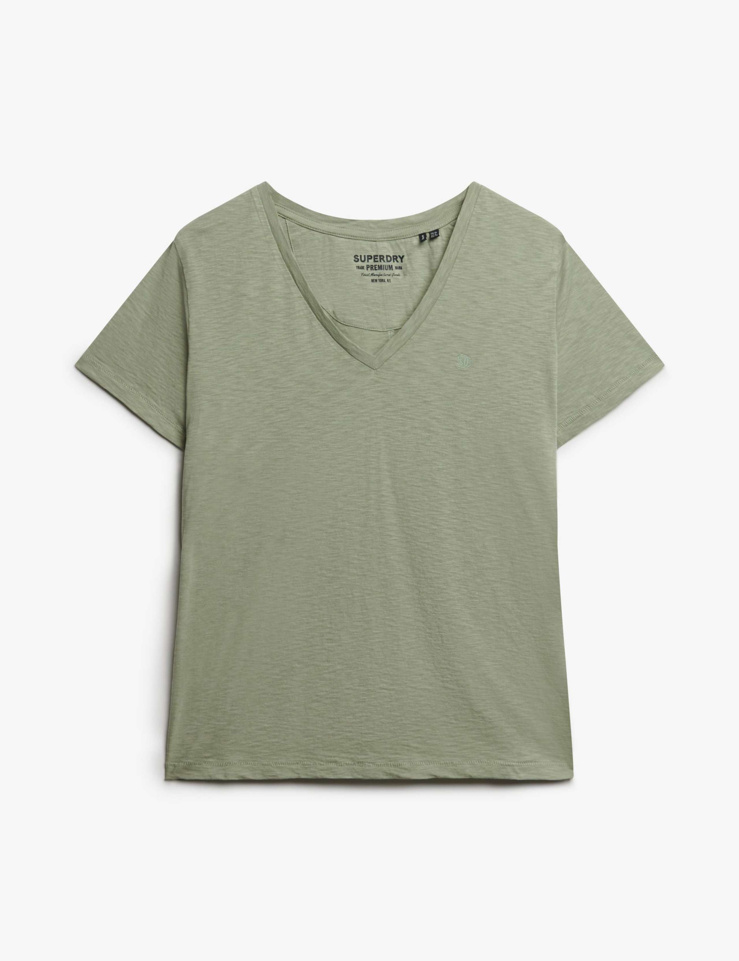 Cotton Rich V-Neck T-Shirt 2 of 3