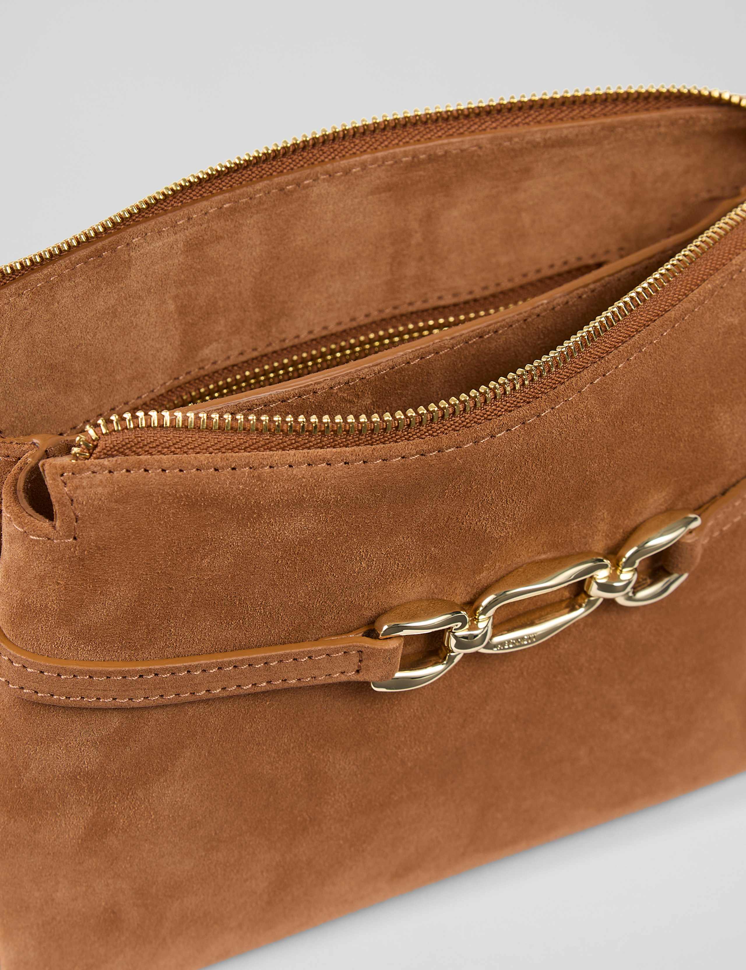 Suede Clutch Bag 3 of 4