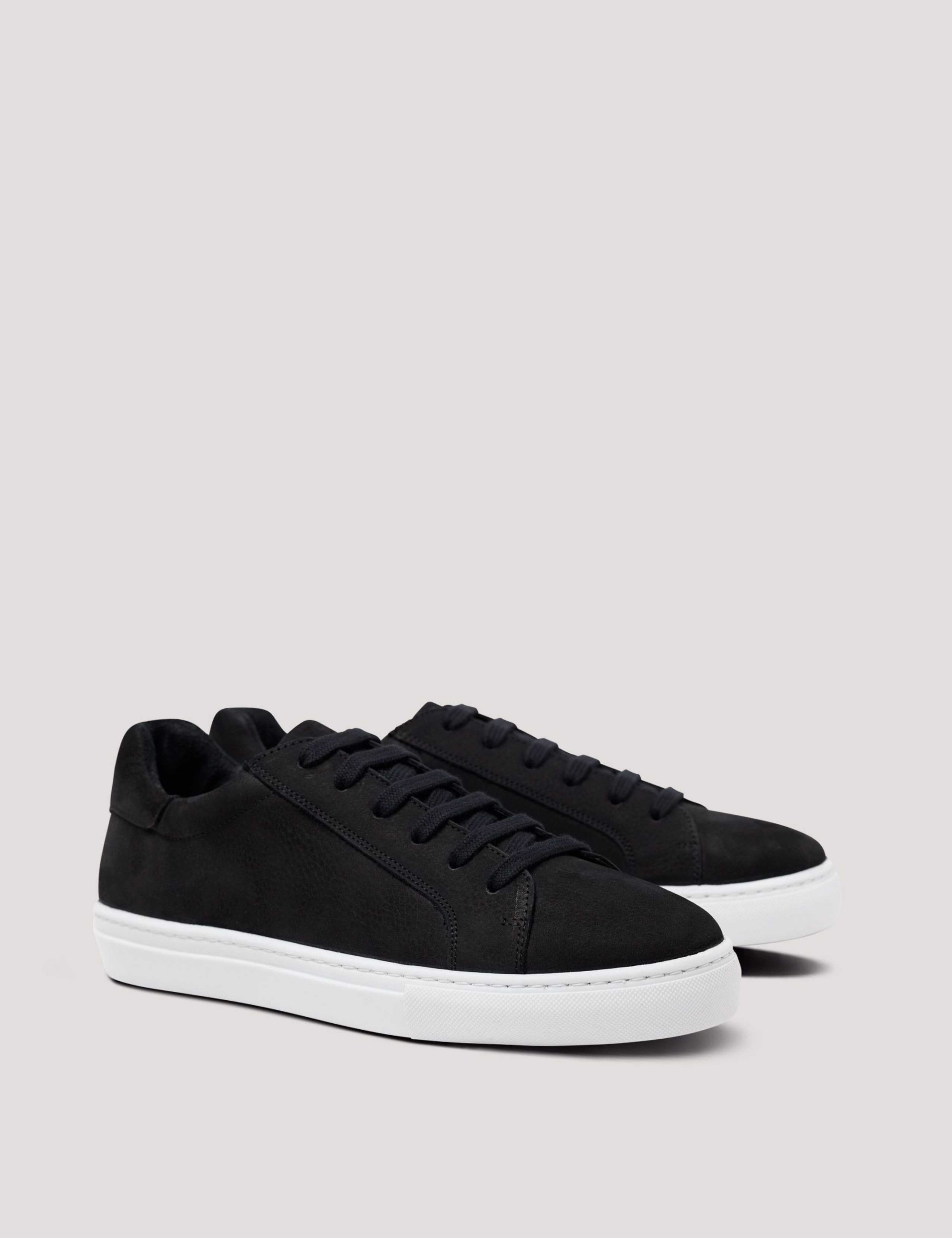 Suede Lace Up Trainers 1 of 2