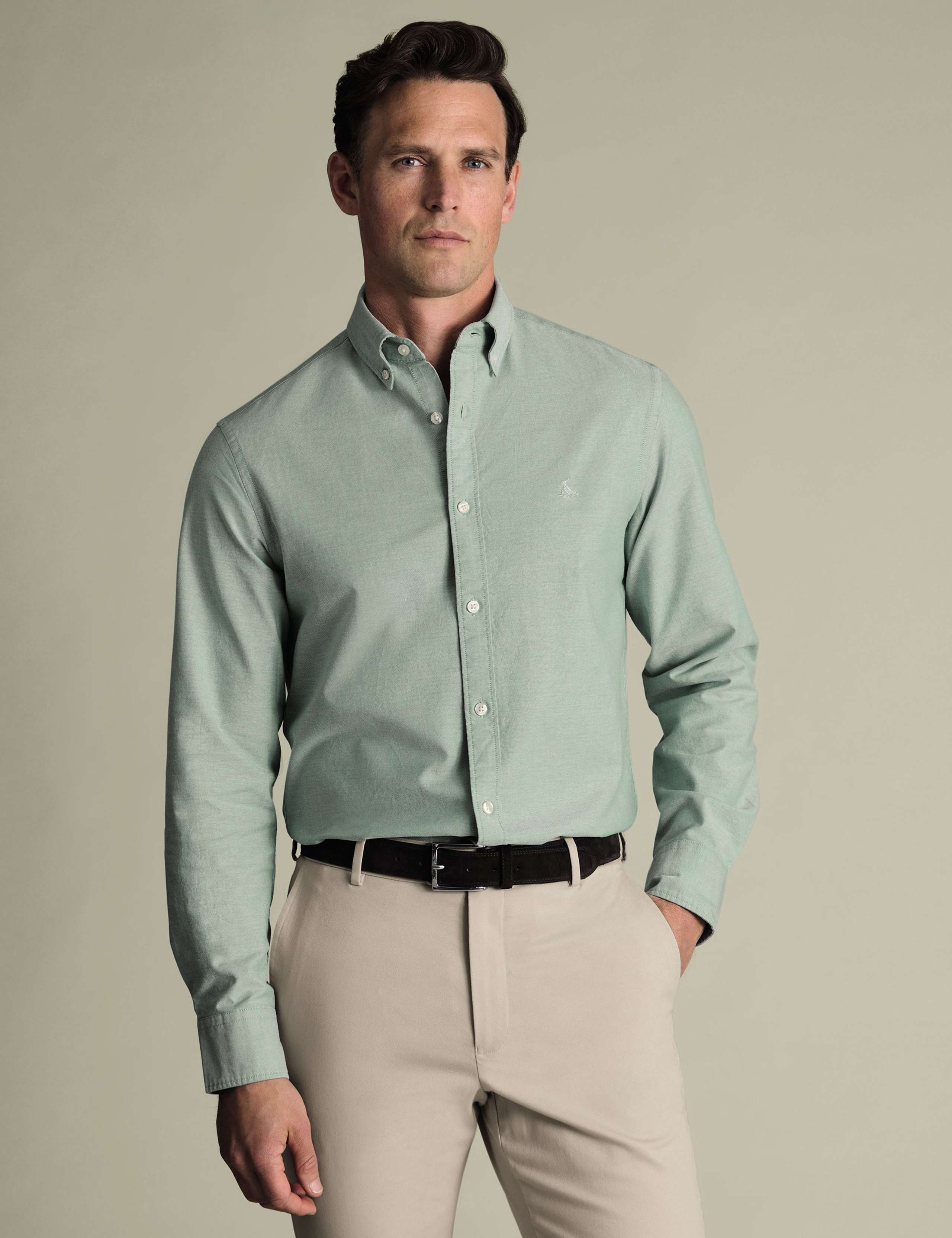 Pure Cotton Slim Fit Oxford Shirt 2 of 5