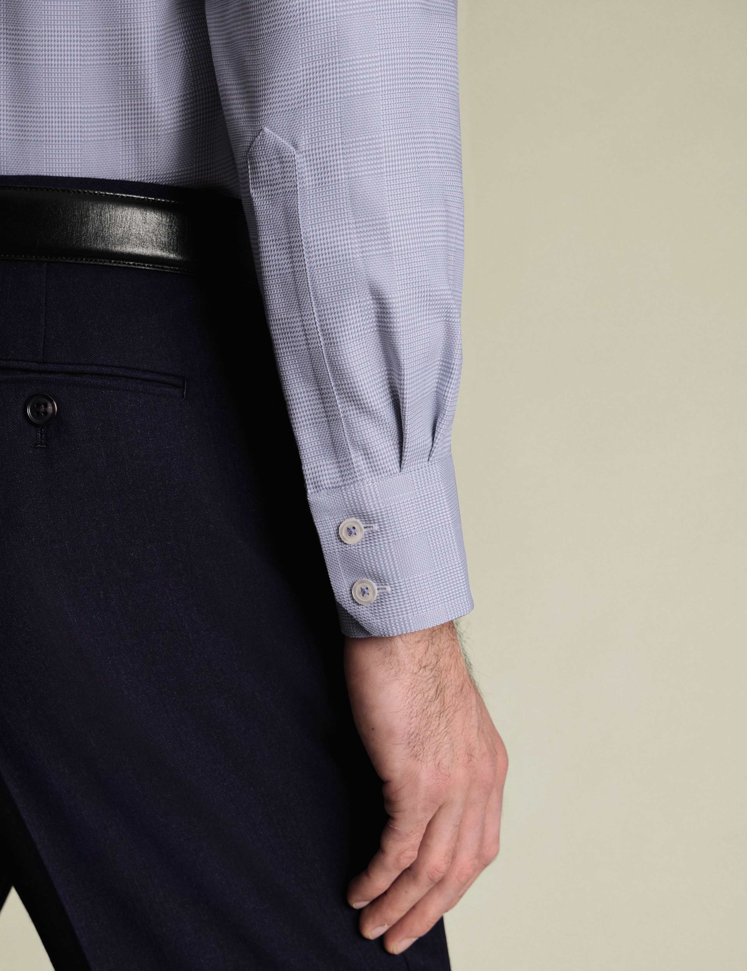 Non Iron Regular Fit Textured Shirt 6 of 7