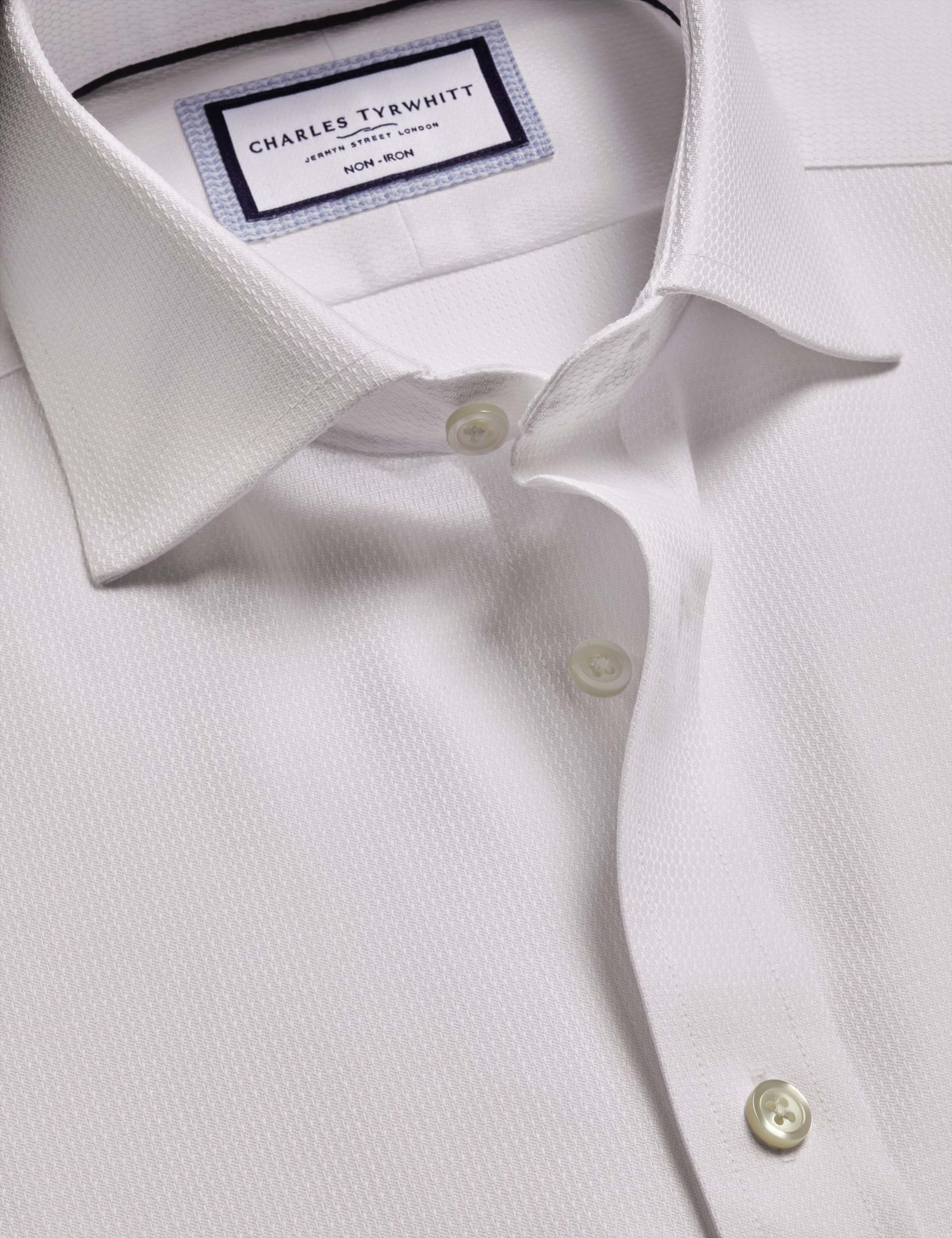 Non Iron Regular Fit Textured Shirt 6 of 6