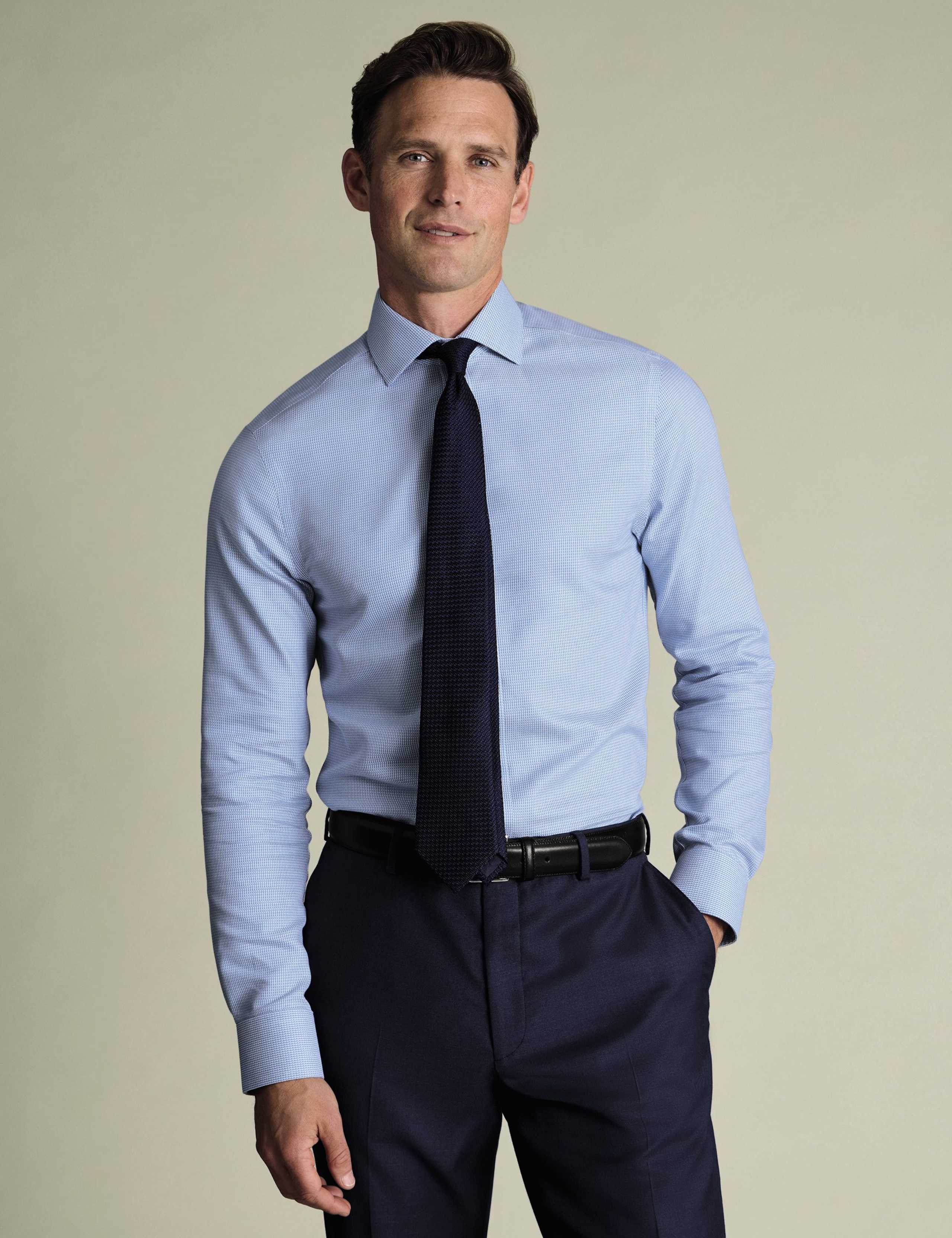 Easy Iron Slim Fit Pure Cotton Shirt 3 of 6