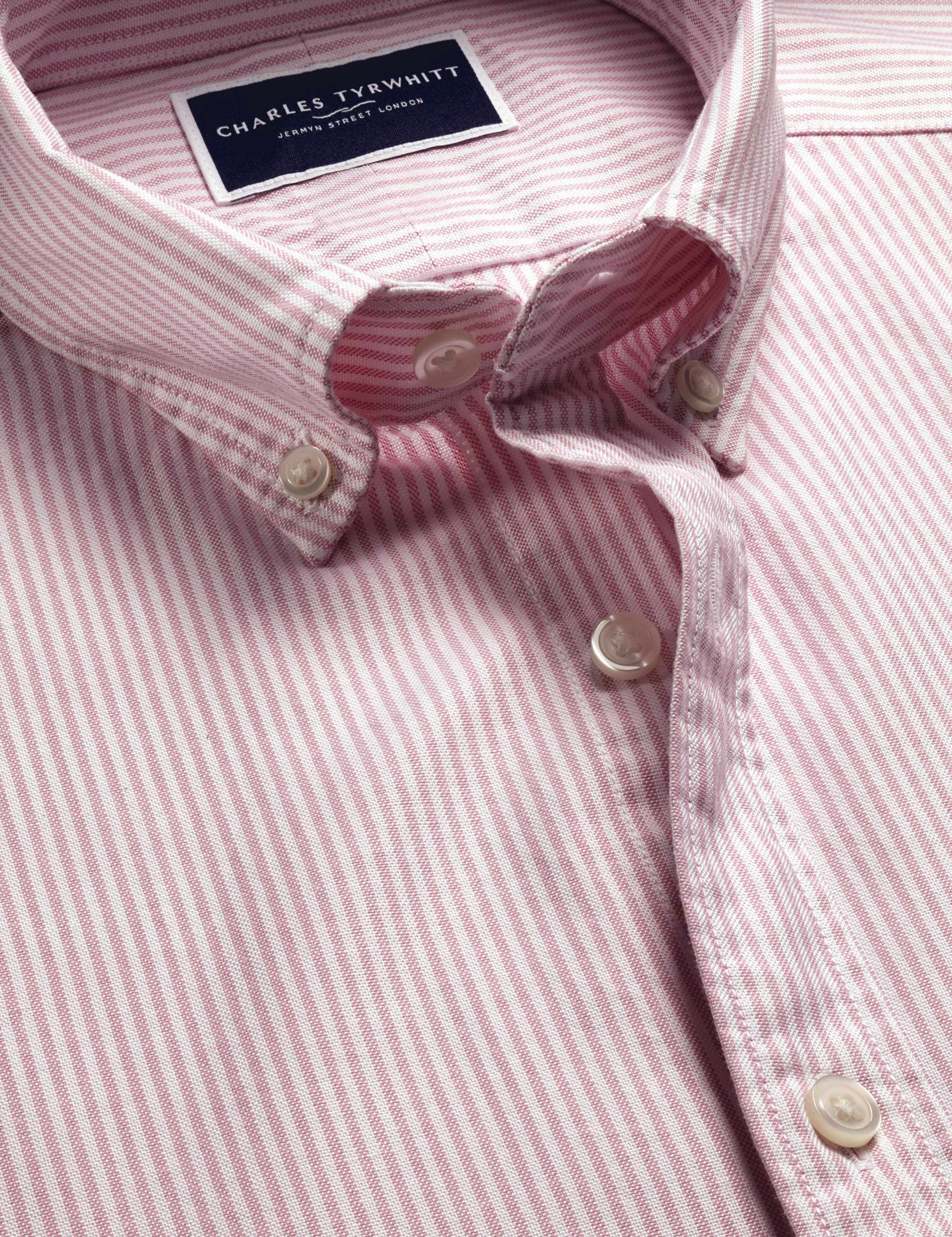 Slim Fit Pure Cotton Striped Oxford Shirt 4 of 4