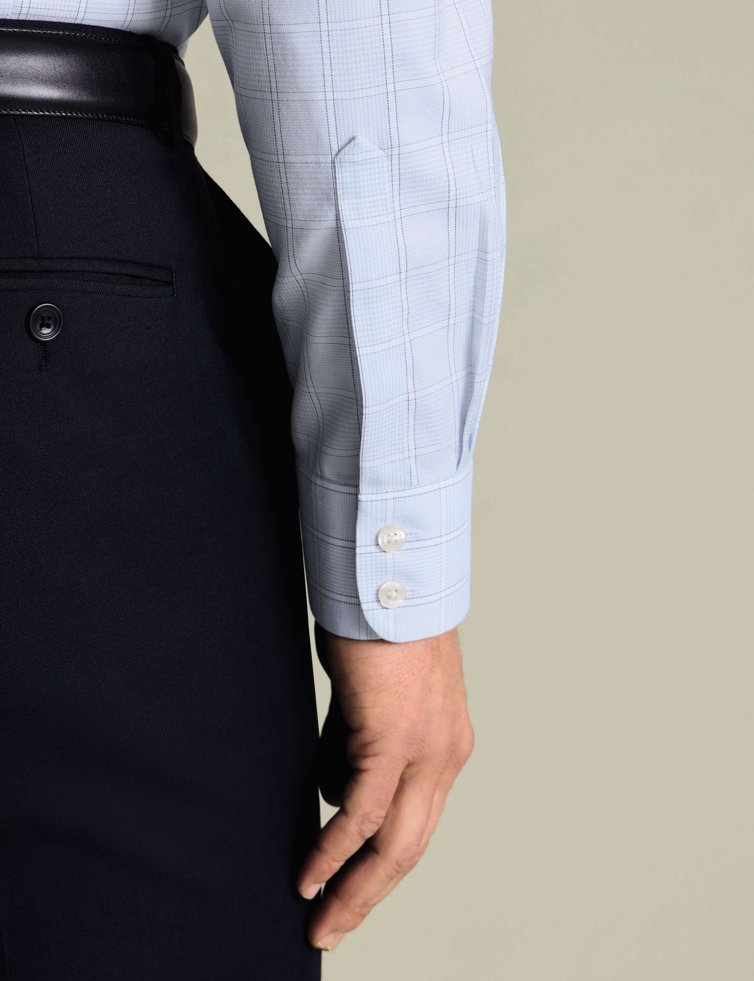 Non Iron Pure Cotton Checked Shirt 5 of 6