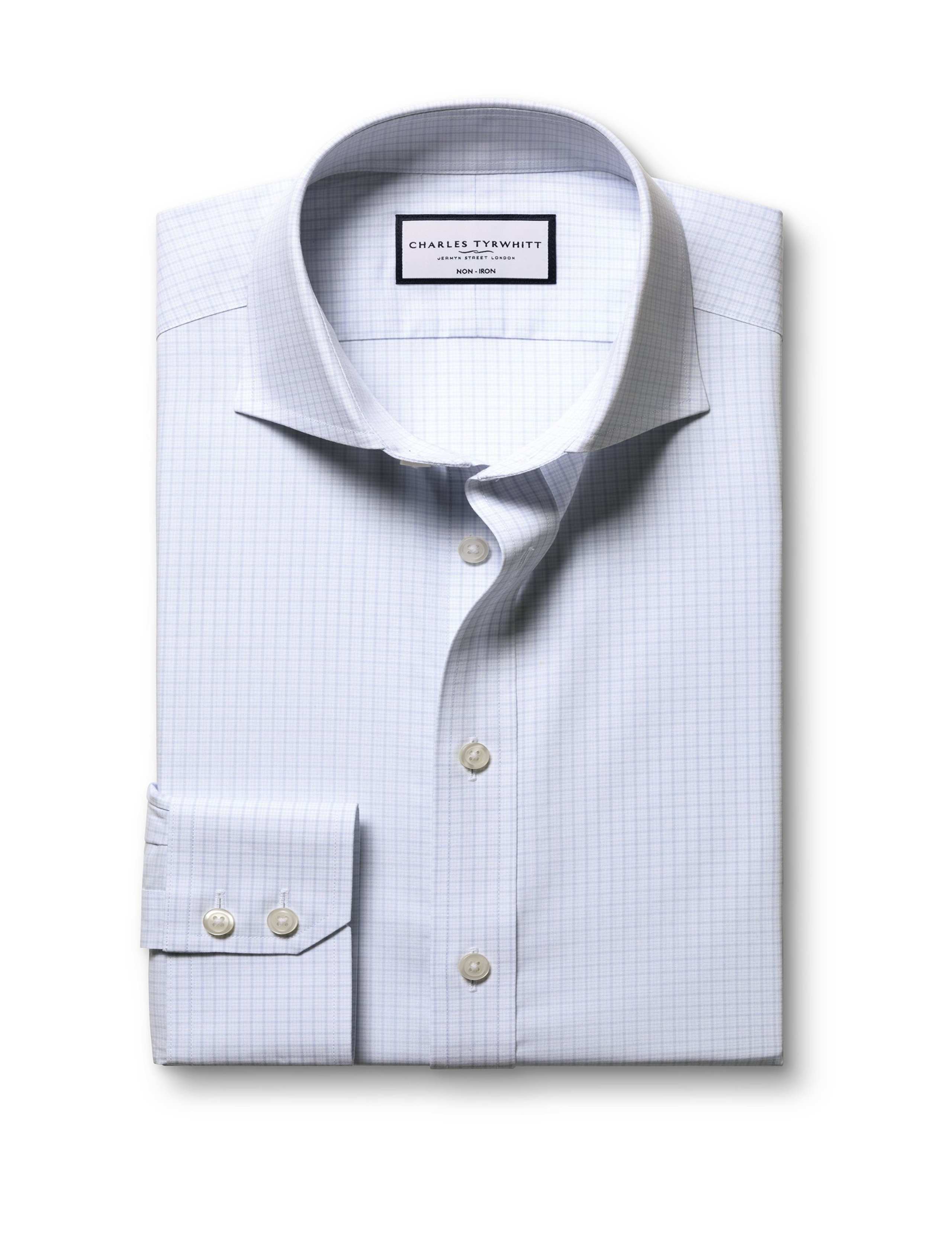 Non Iron Regular Fit Pure Cotton Checked Shirt 2 of 6