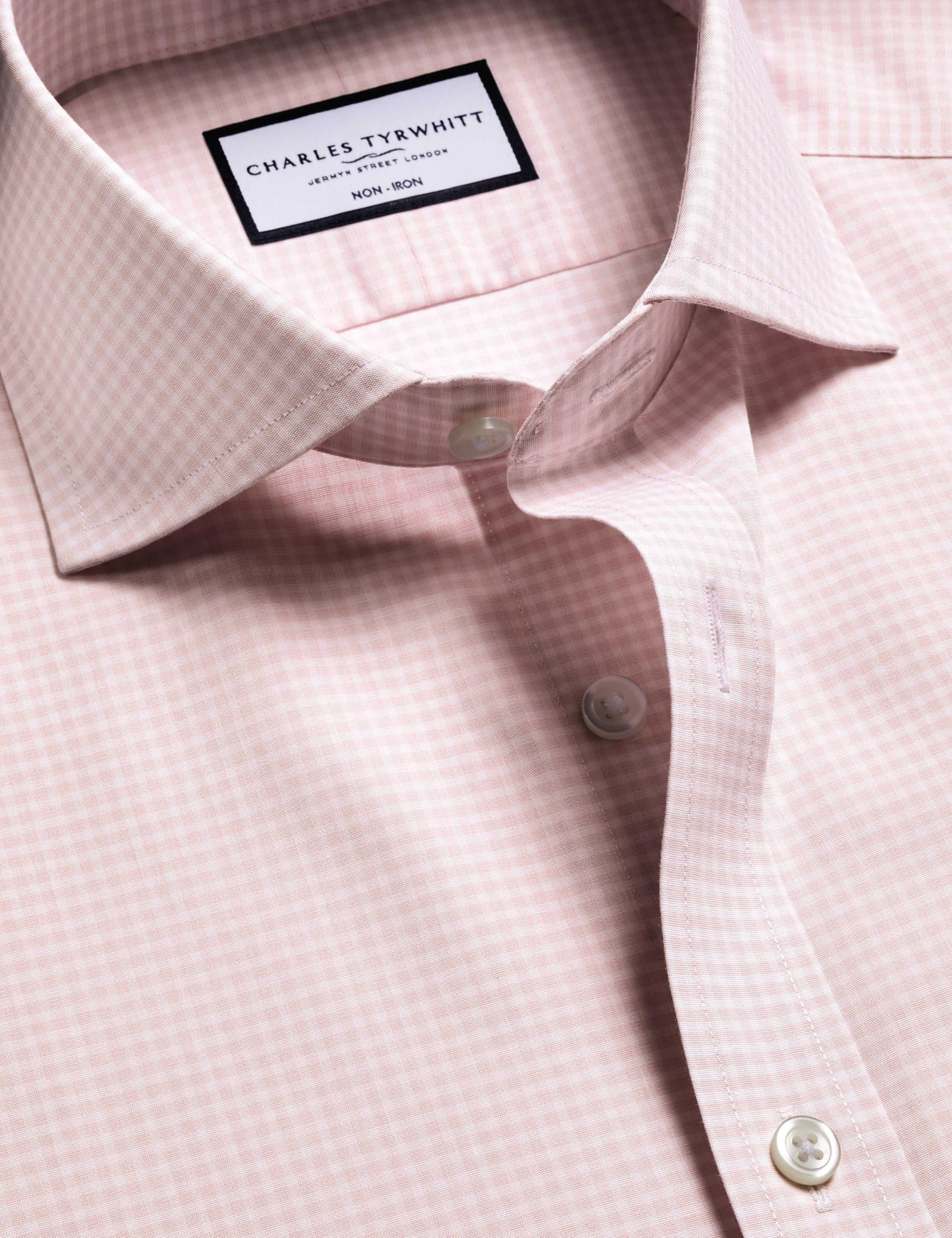 Non Iron Regular Fit Pure Cotton Check Shirt 5 of 6