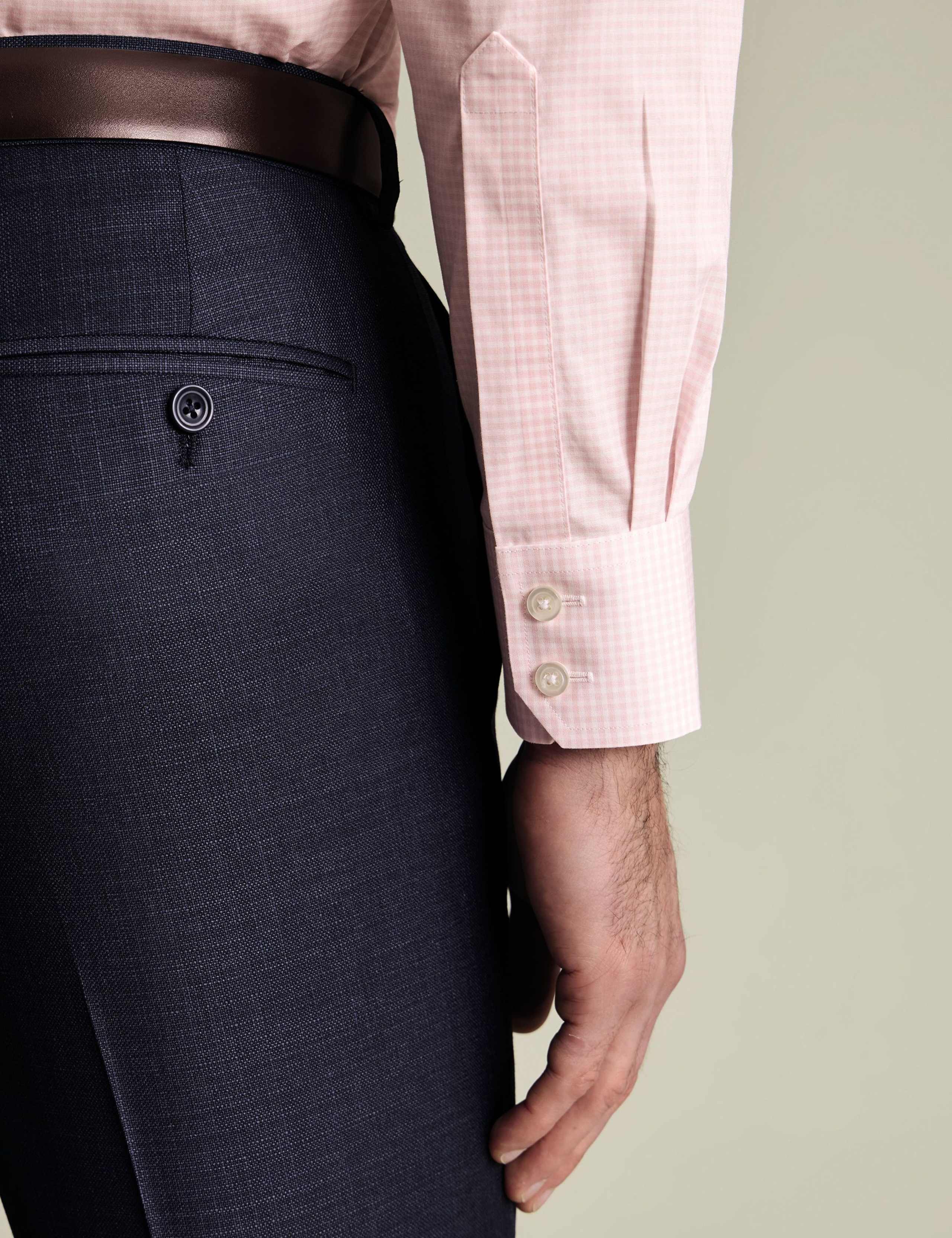 Non Iron Regular Fit Pure Cotton Check Shirt 6 of 6