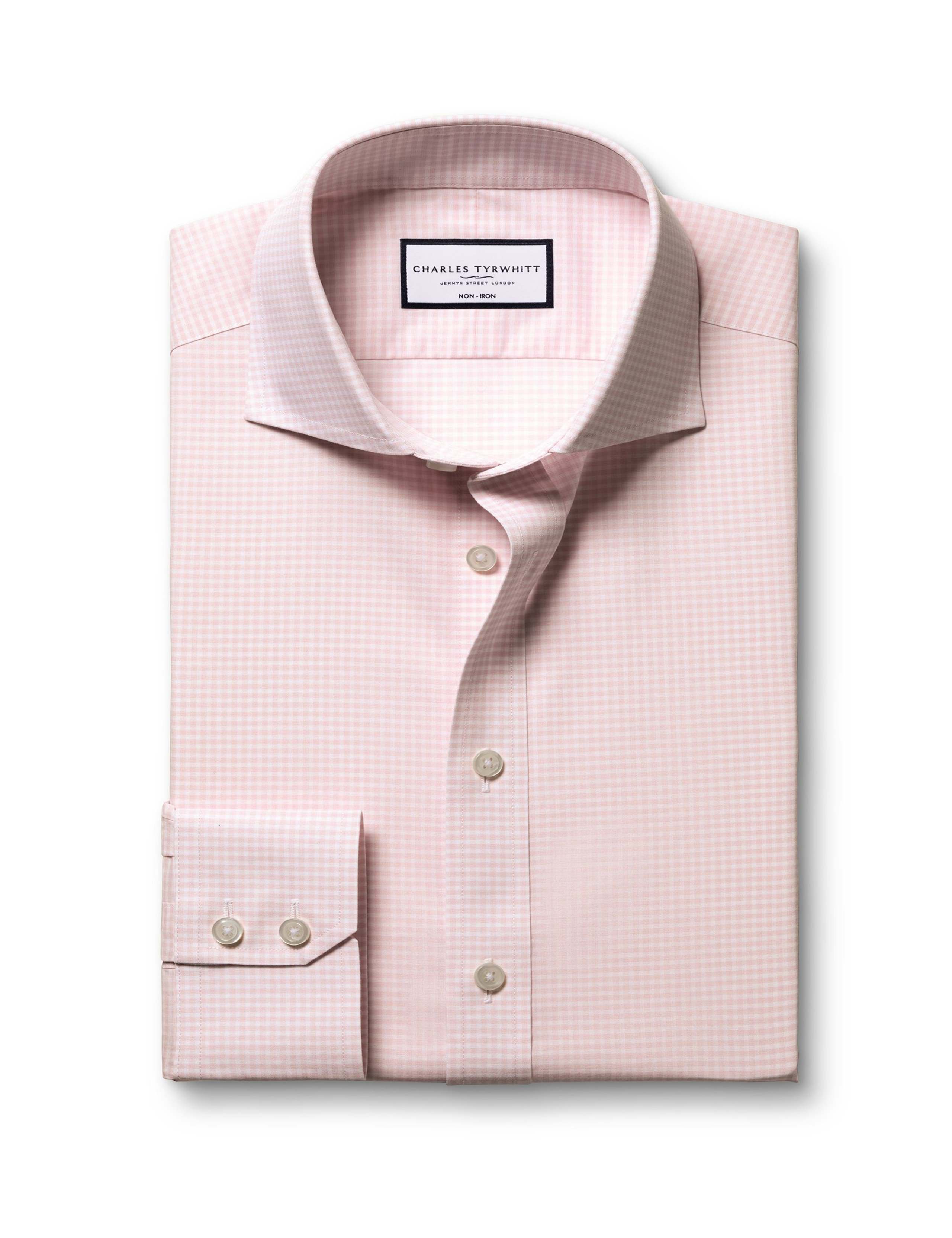 Non Iron Regular Fit Pure Cotton Check Shirt 2 of 6