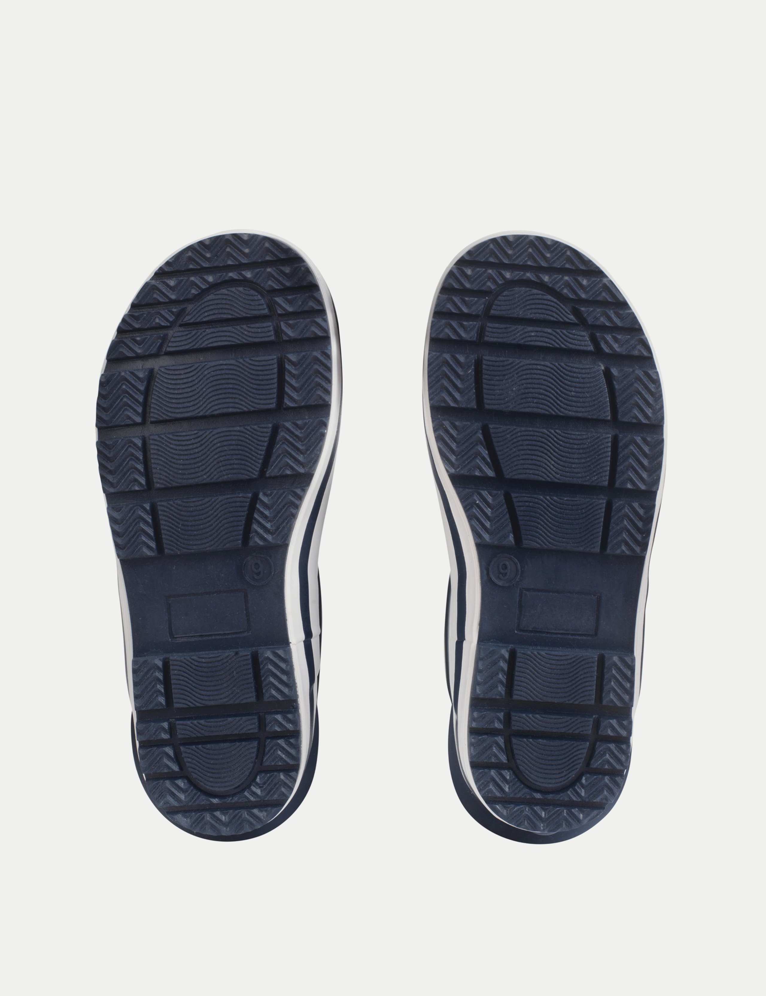 Kids' Striped Fleece Lined Waterproof Wellies (9 Small-2 Large) 3 of 3