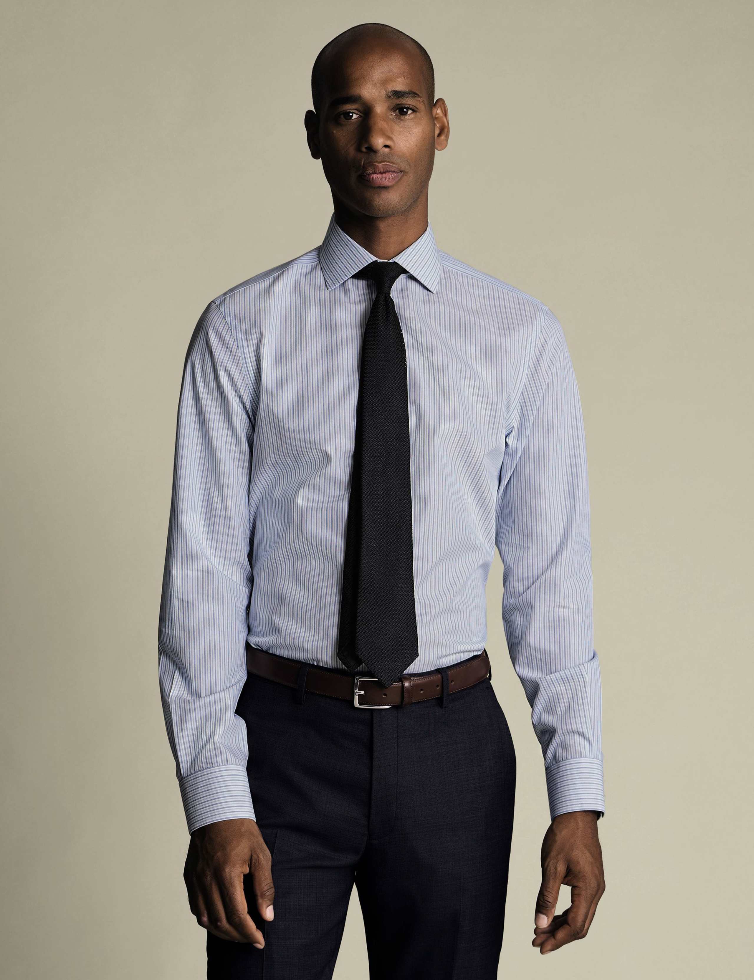 Non Iron Regular Fit Striped Pure Cotton Shirt 3 of 6