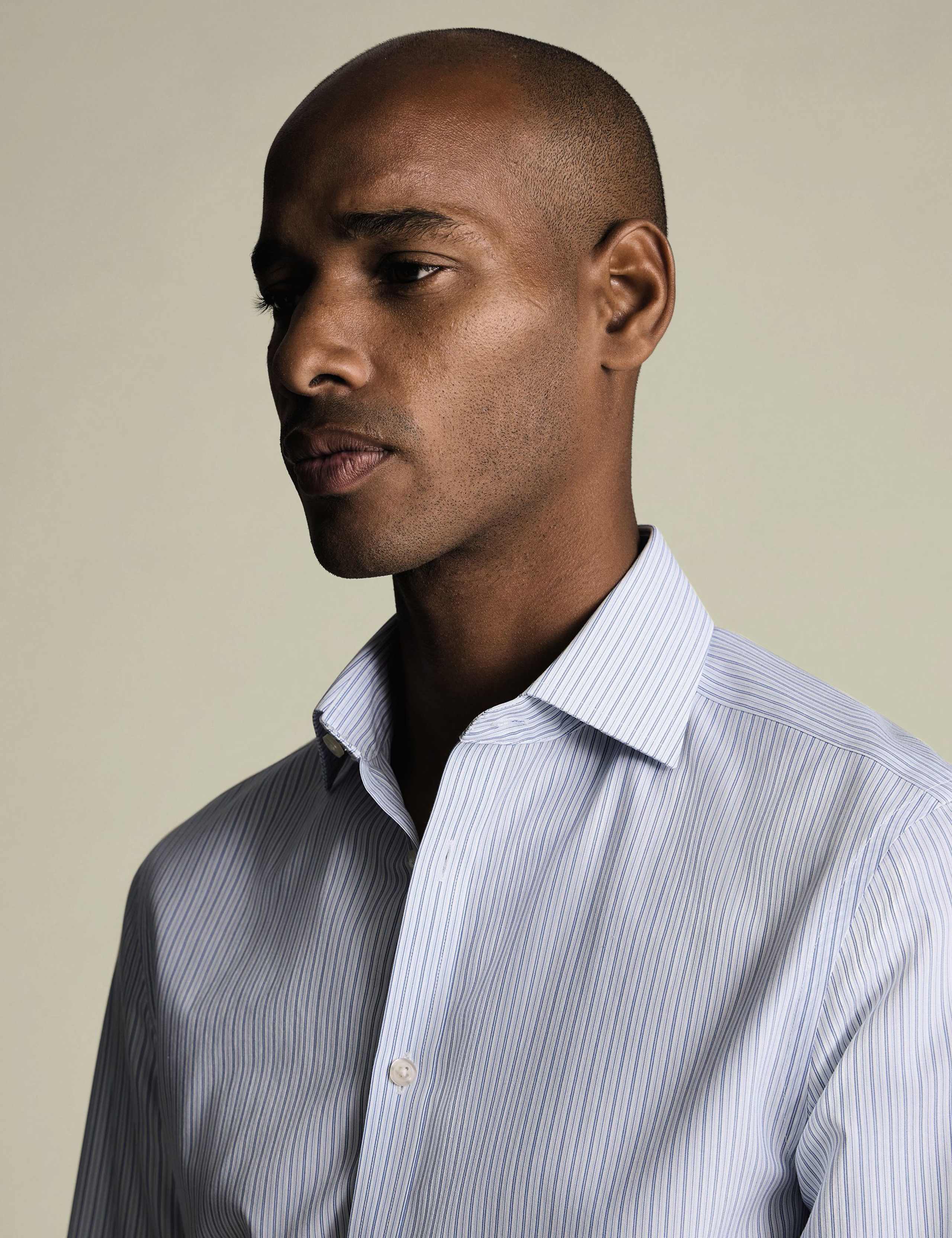 Non Iron Regular Fit Striped Pure Cotton Shirt 4 of 6
