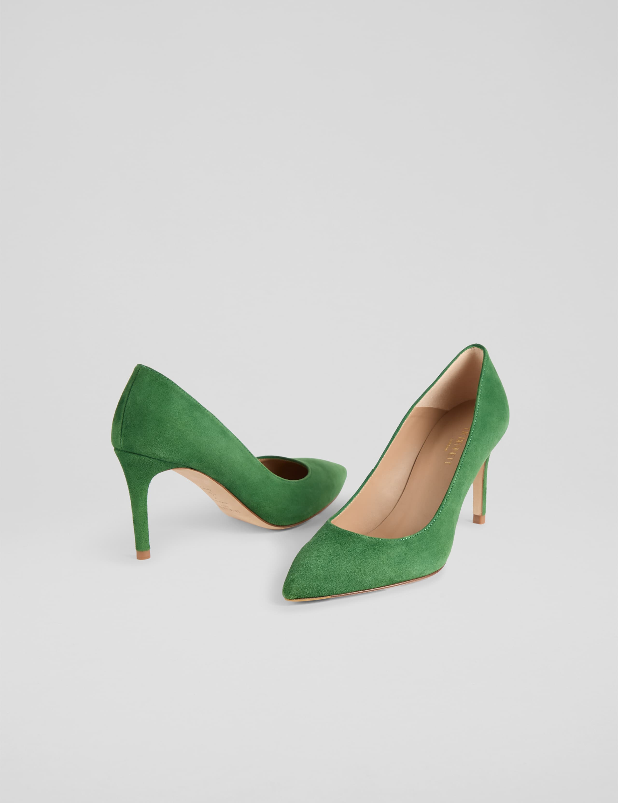 Suede Stiletto Heel Court Shoes 3 of 4