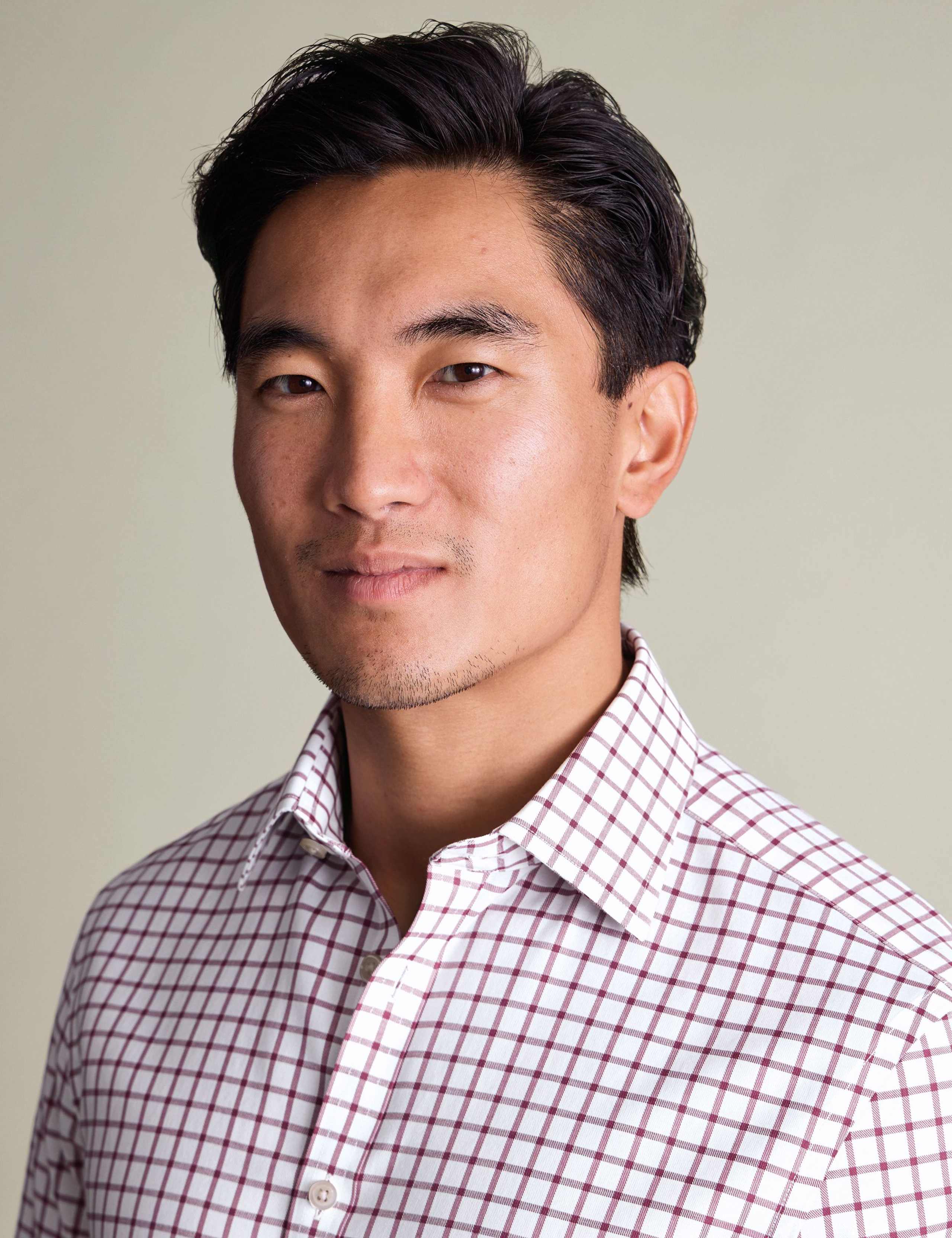 Slim Fit Pure Cotton Check Twill Shirt 4 of 6