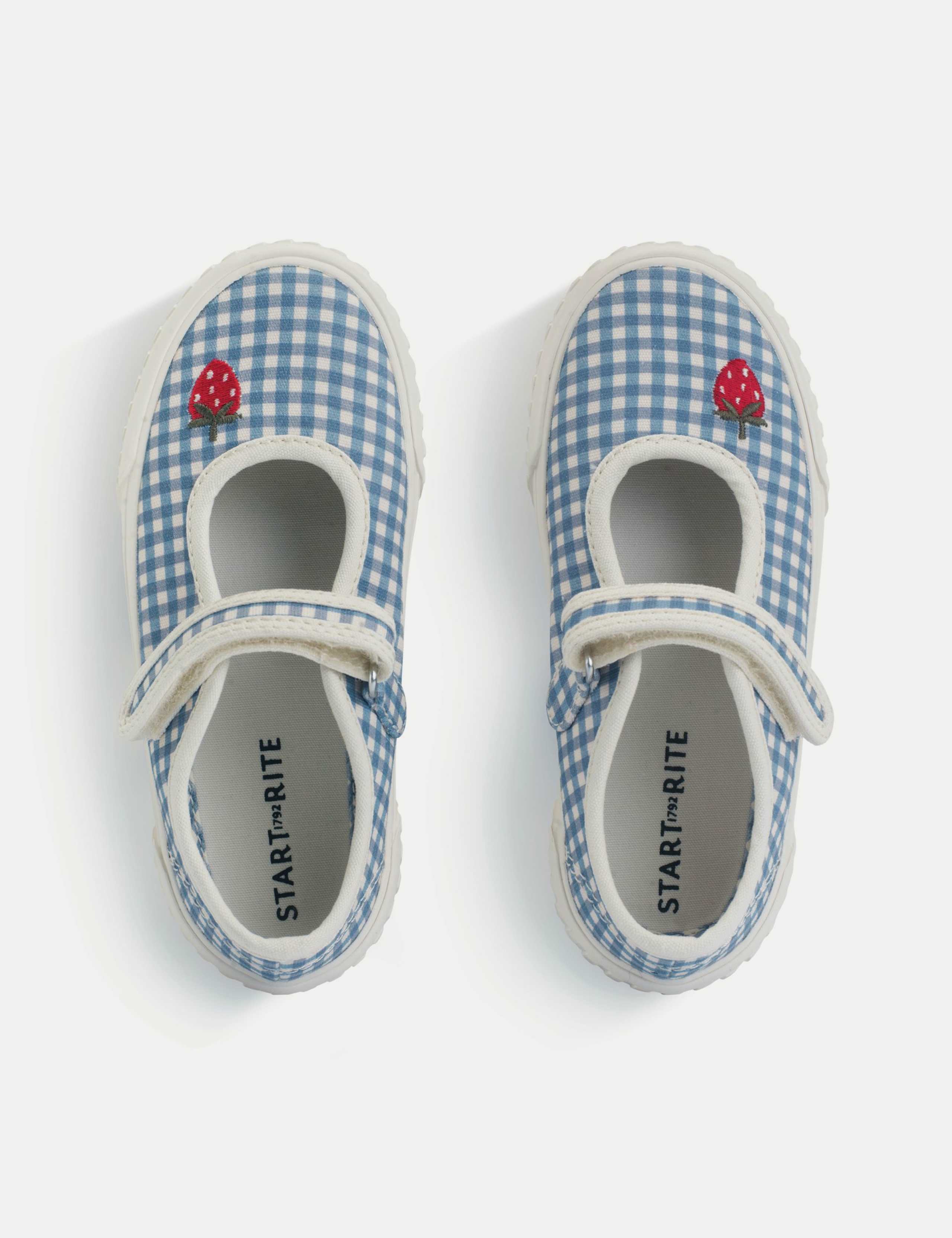 Kids' Gingham Riptape Mary Jane Shoes (6 Small-1 1/2 Large) 4 of 4