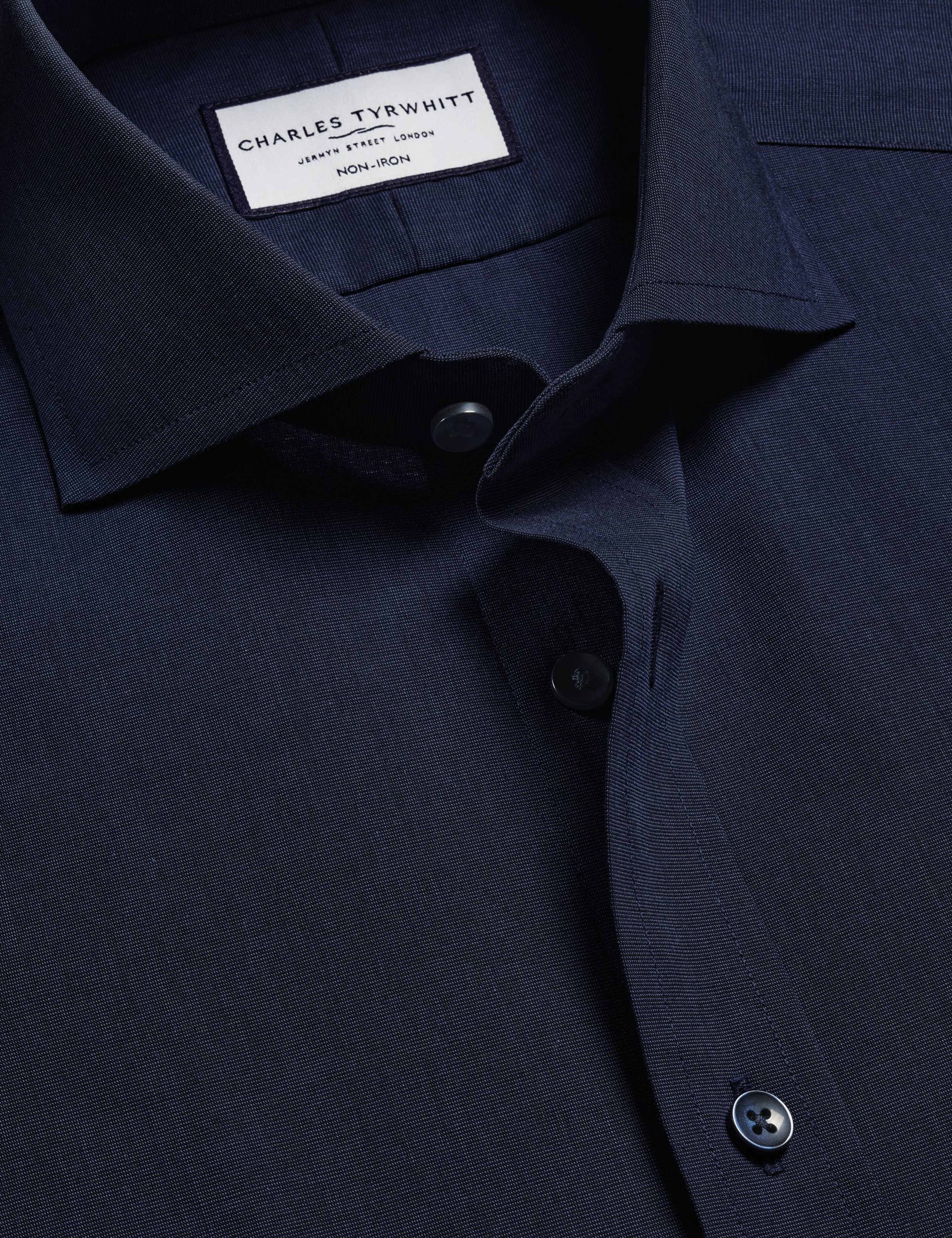 Non Iron Regular Fit Pure Cotton Shirt 2 of 3