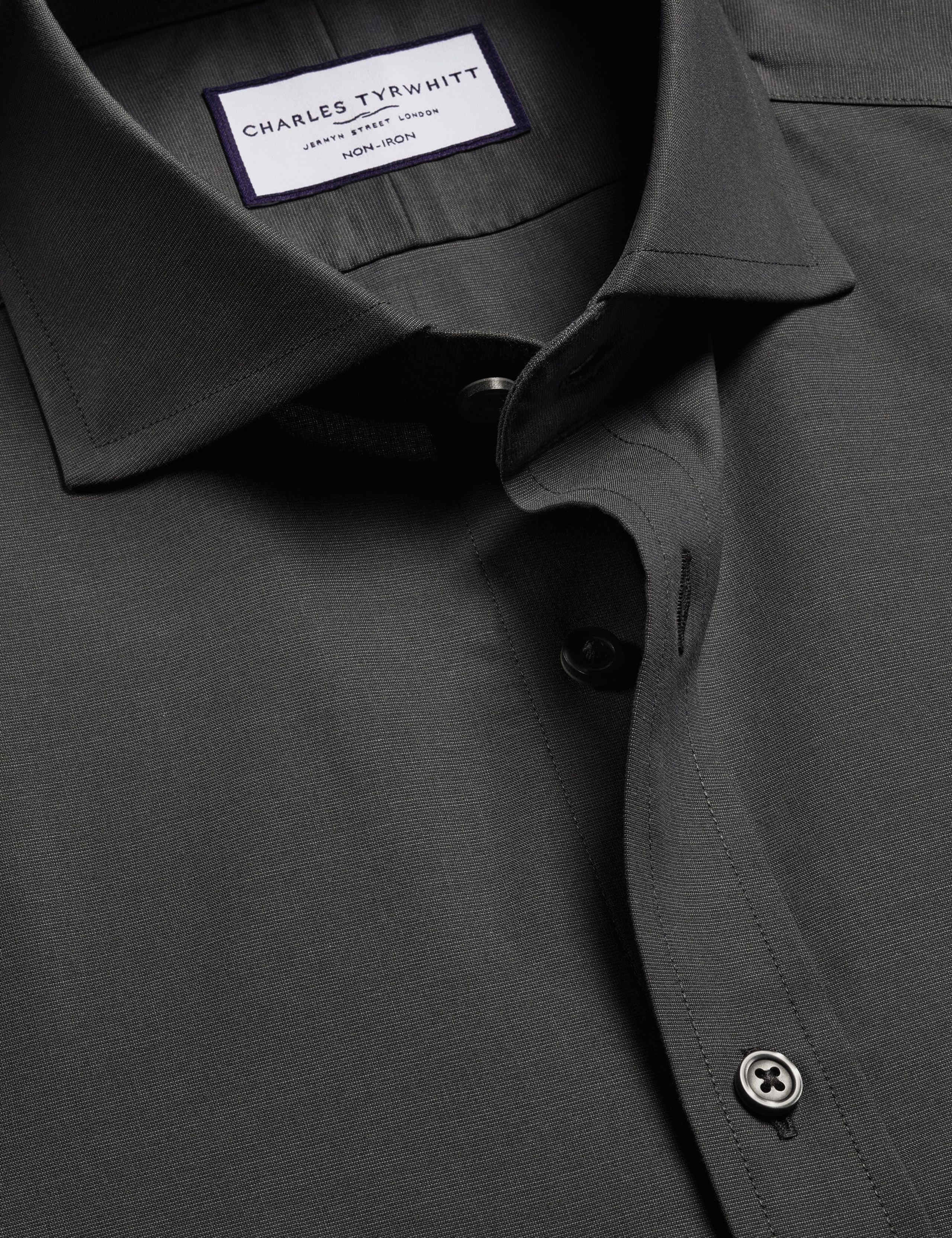 Non Iron Regular Fit Pure Cotton Shirt 2 of 2