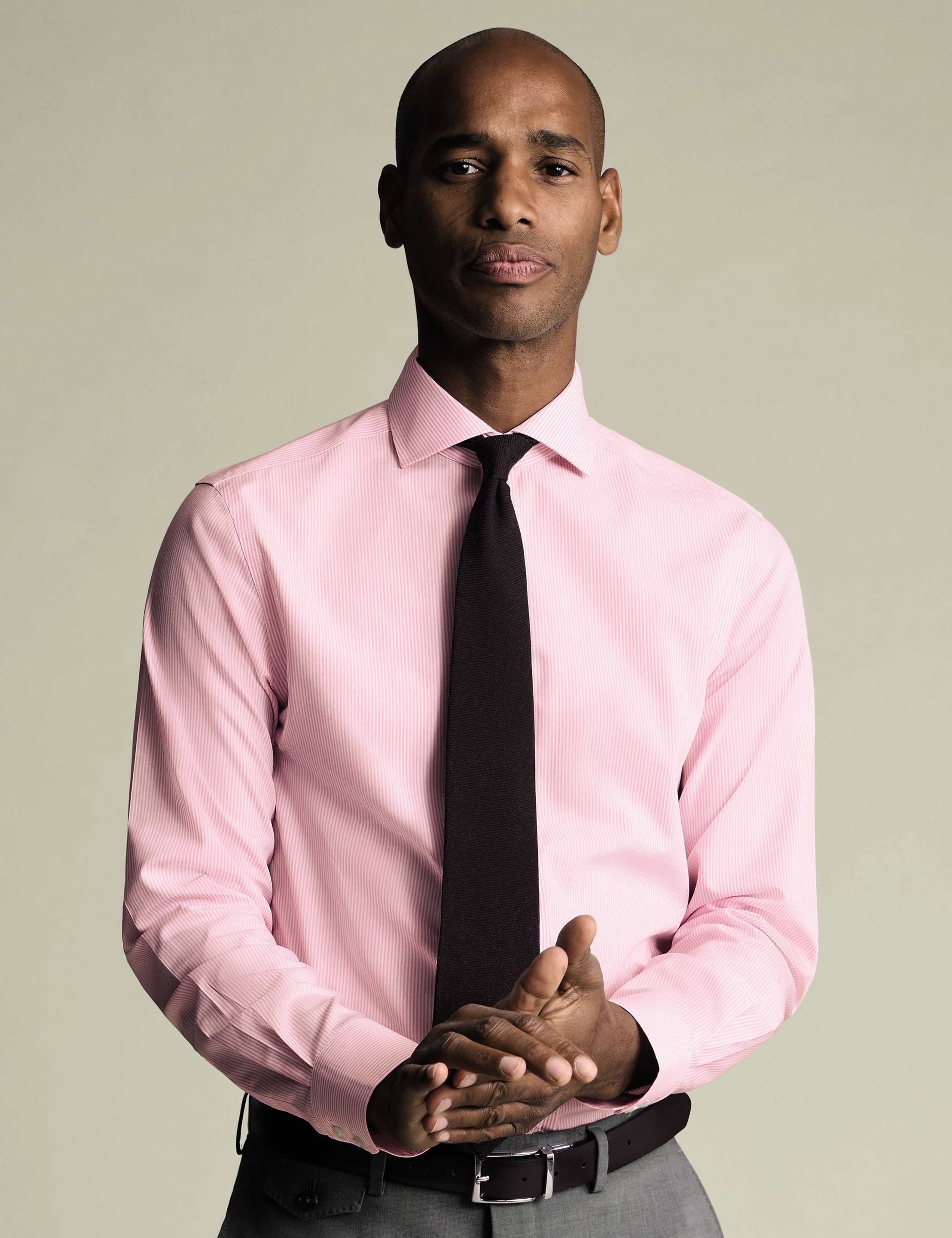 Regular Fit Easy Iron Pure Cotton Striped Shirt 3 of 6