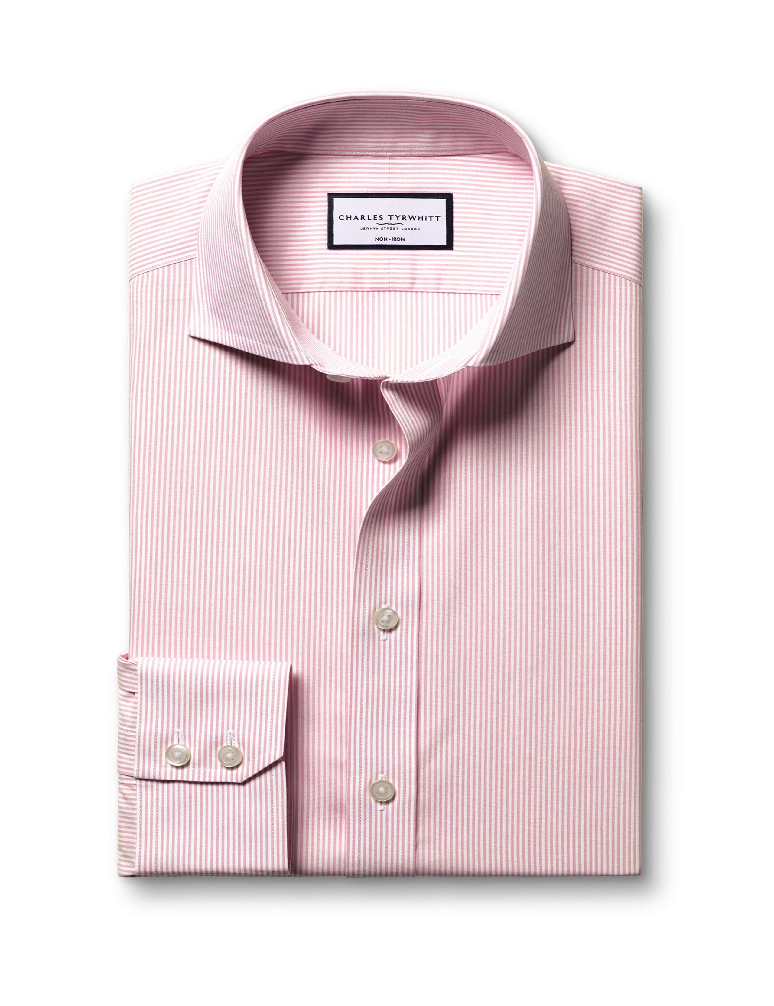 Slim Fit Pure Cotton Stripe Shirt 2 of 6