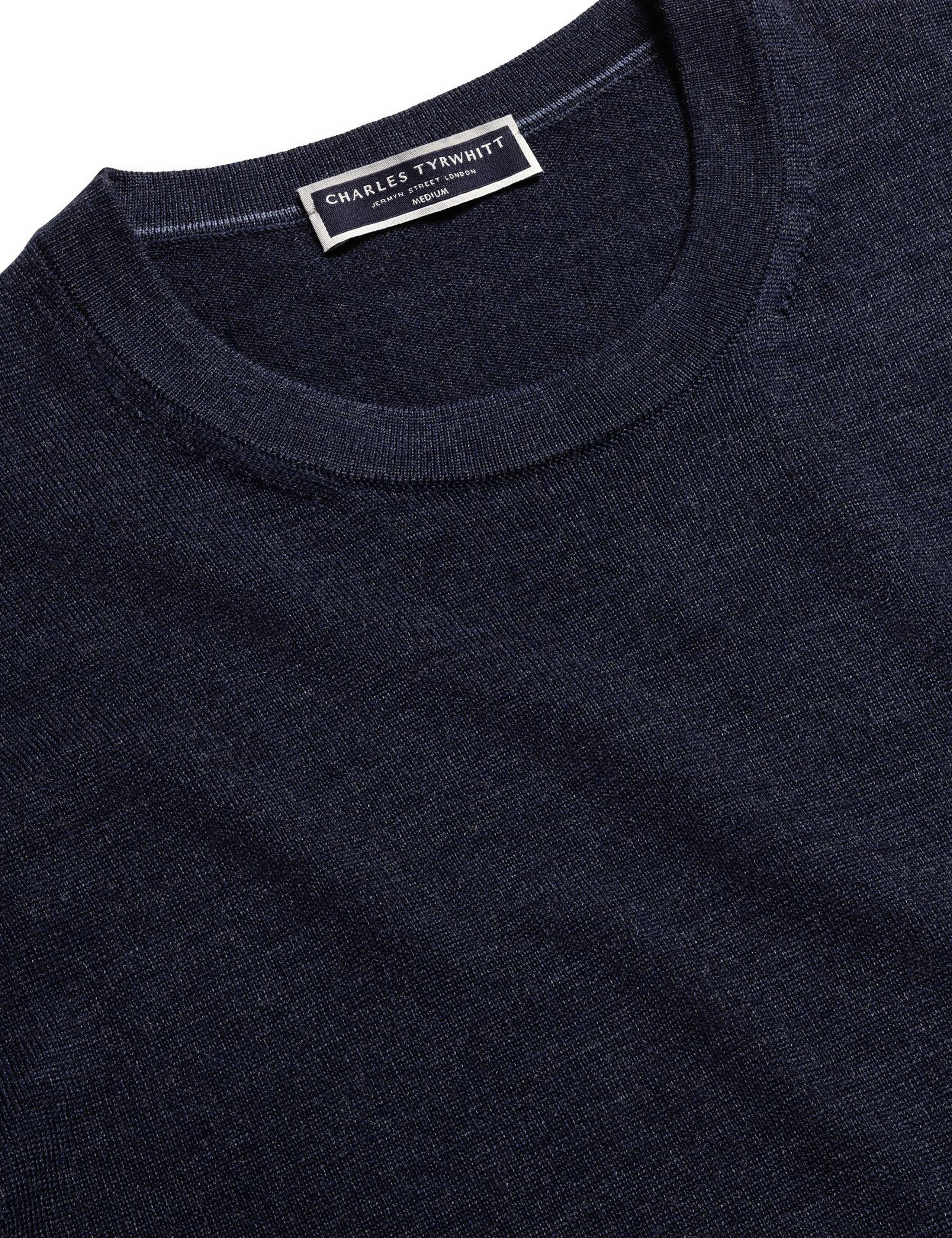 Pure Merino Wool Crew Neck Jumper 5 of 5