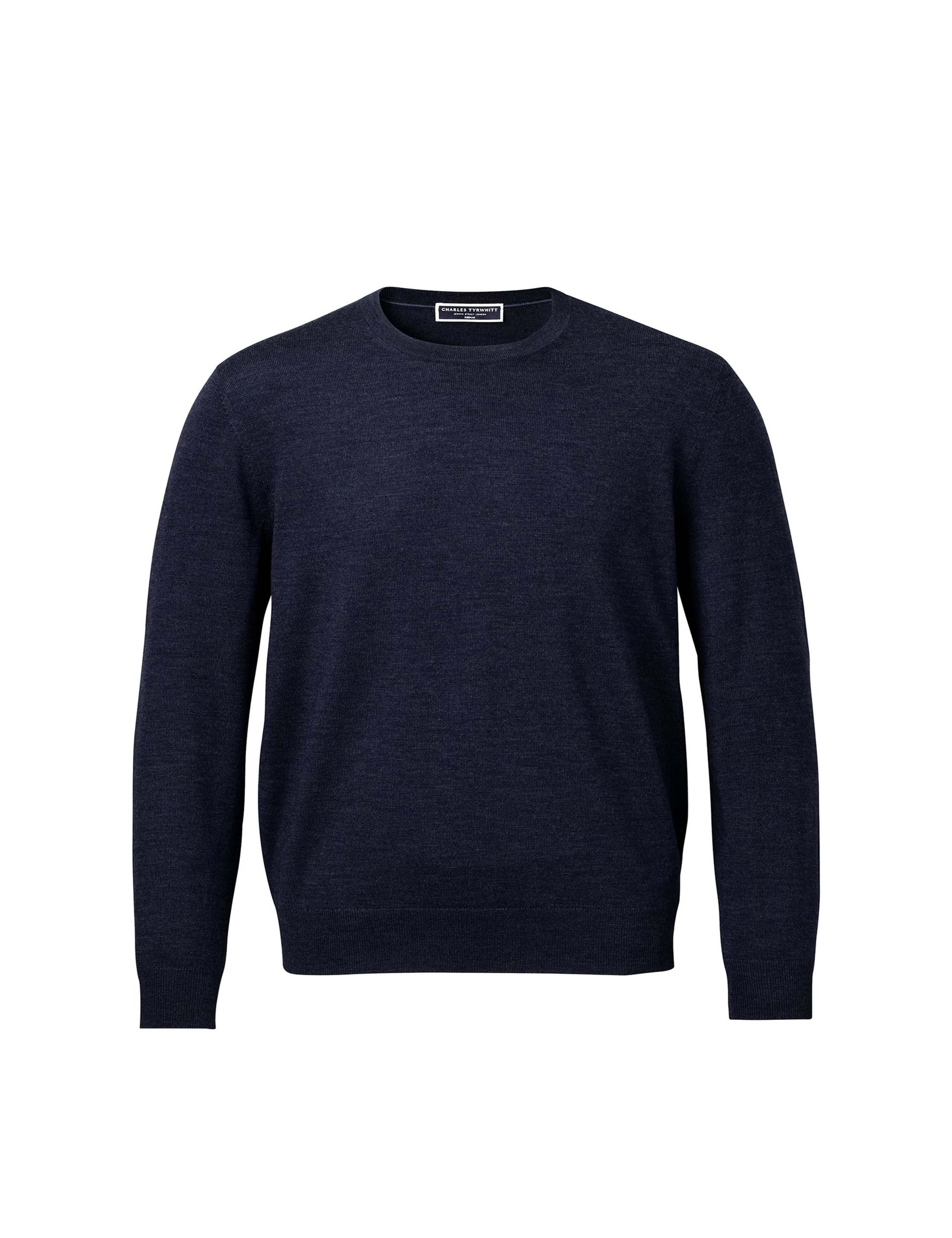 Pure Merino Wool Crew Neck Jumper 2 of 5