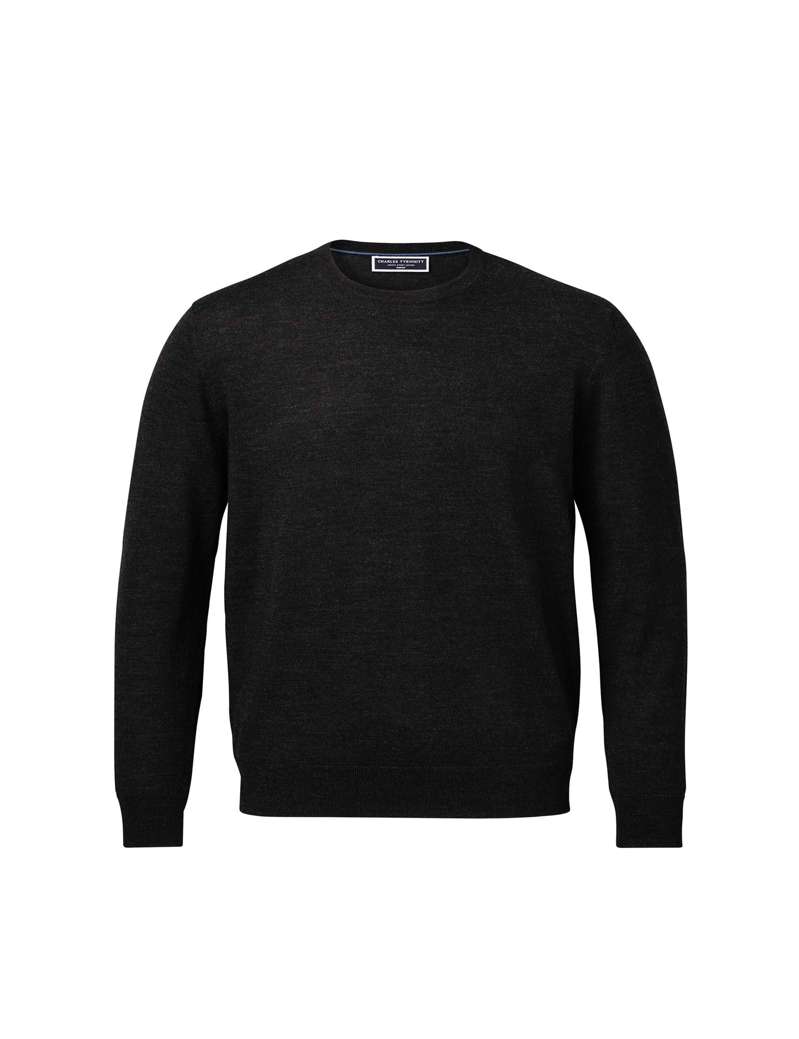 Pure Merino Wool Crew Neck Jumper 2 of 4