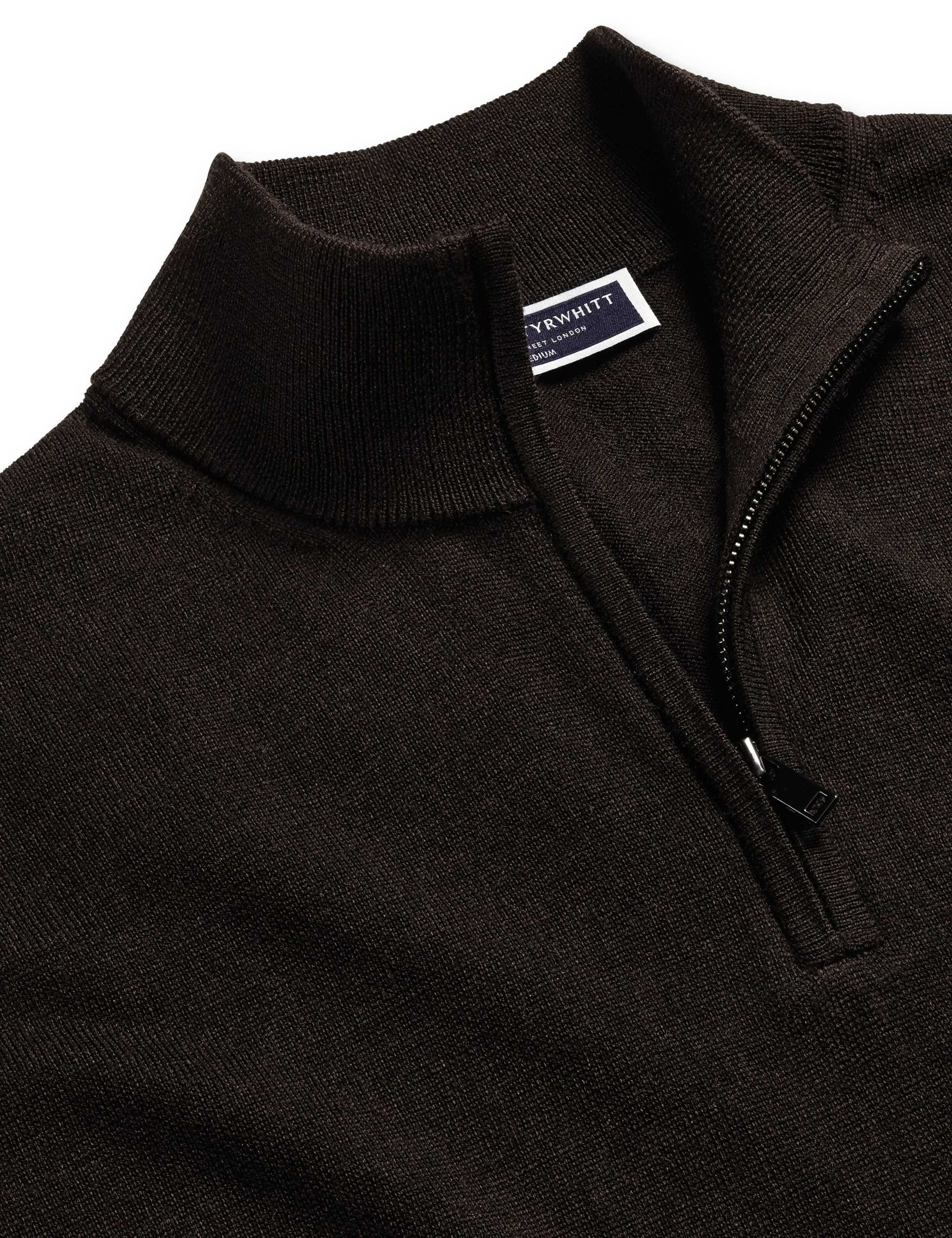 Pure Wool Half Zip Jumper 4 of 5