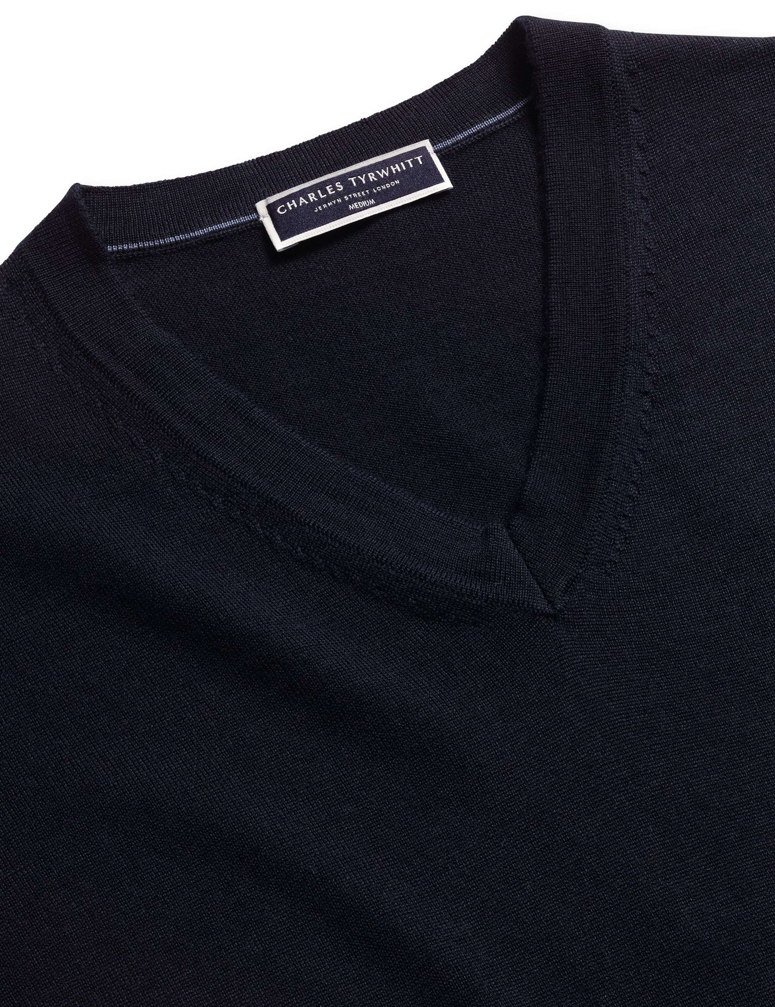 Pure Wool V-Neck Jumper 5 of 5