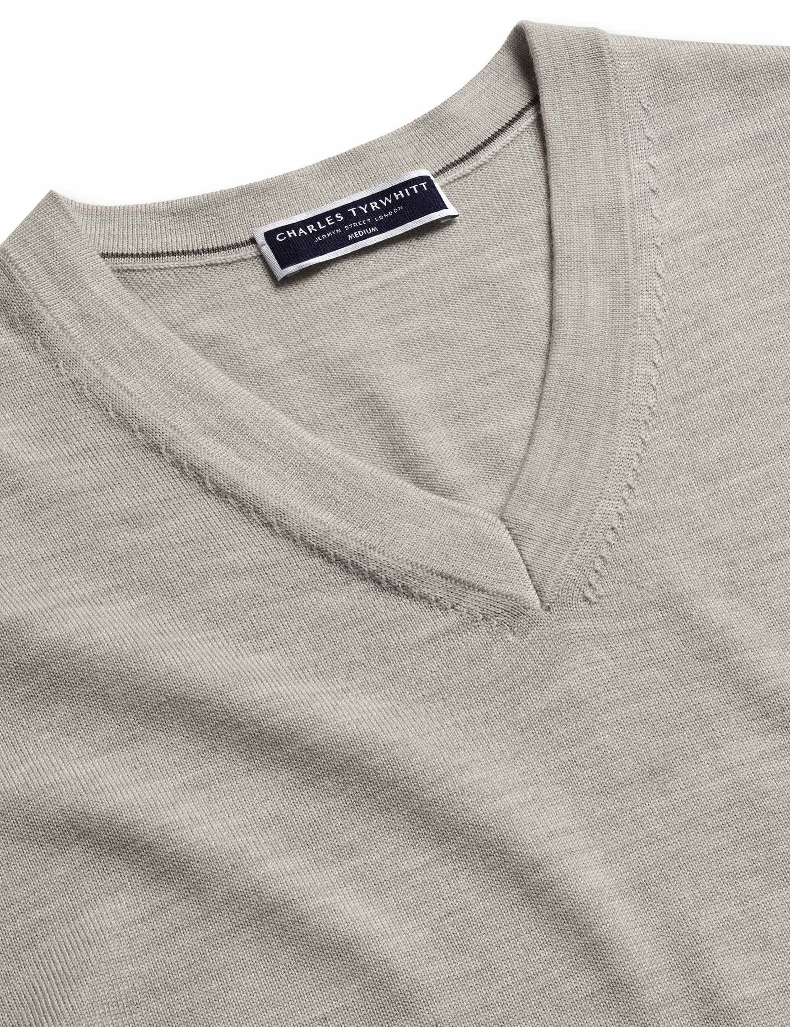Pure Wool V-Neck Jumper 5 of 5