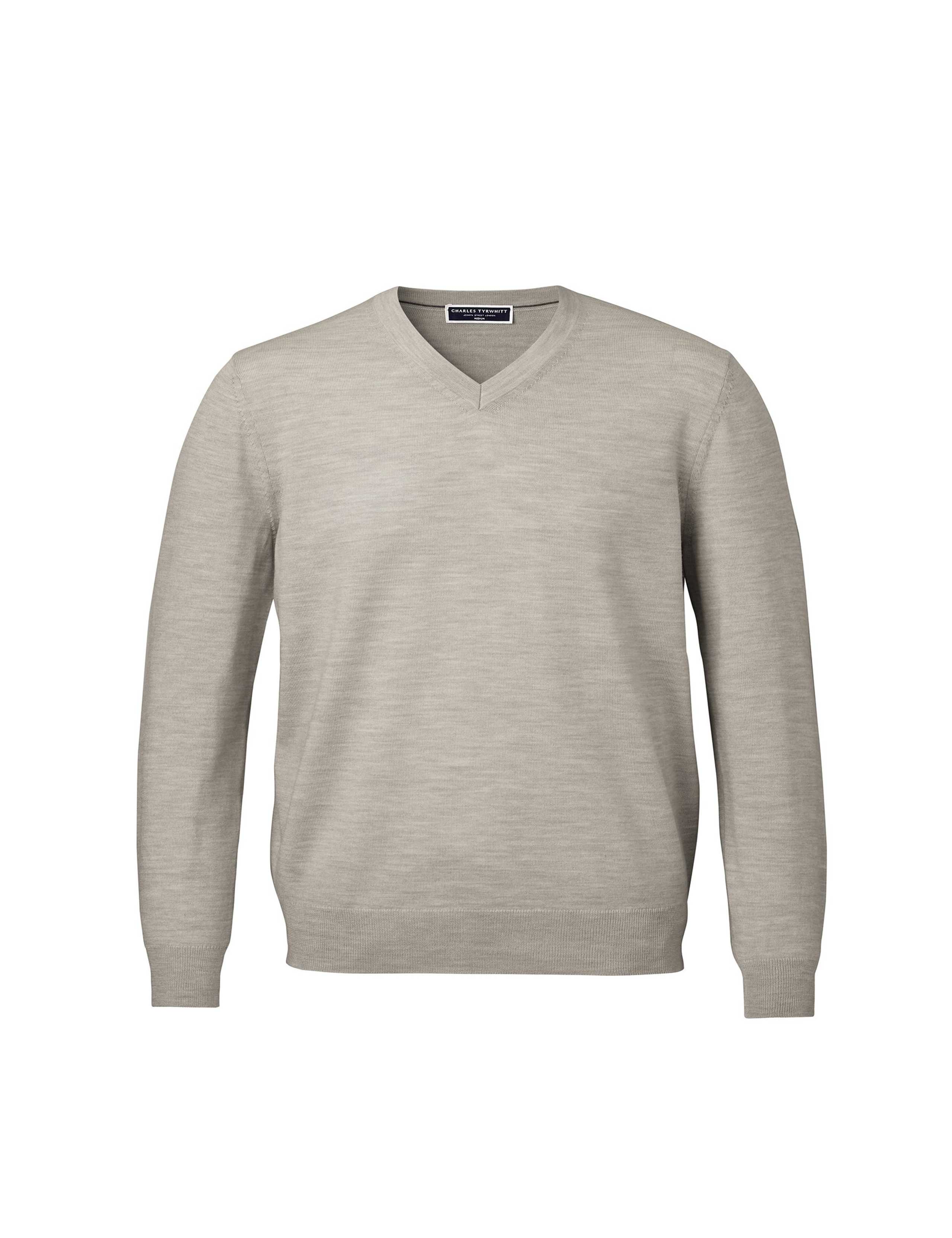 Pure Wool V-Neck Jumper 2 of 5