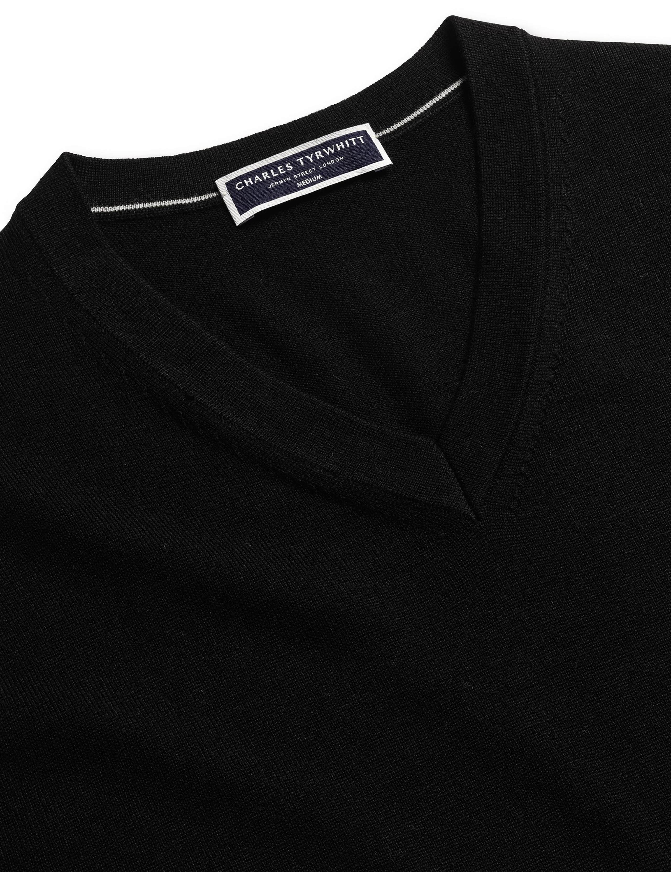 Pure Wool V-Neck Jumper 5 of 5