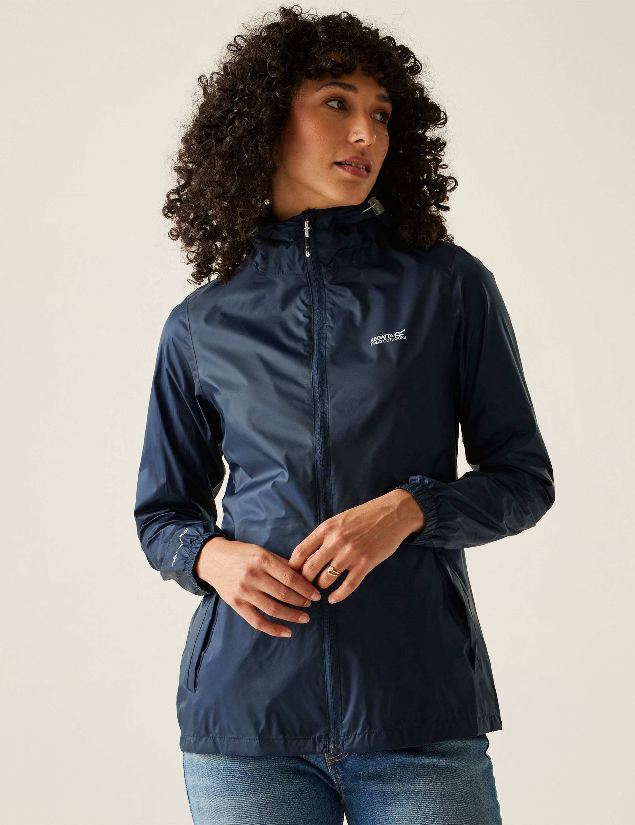 Pack It III Hooded Packaway Rain Jacket 1 of 6