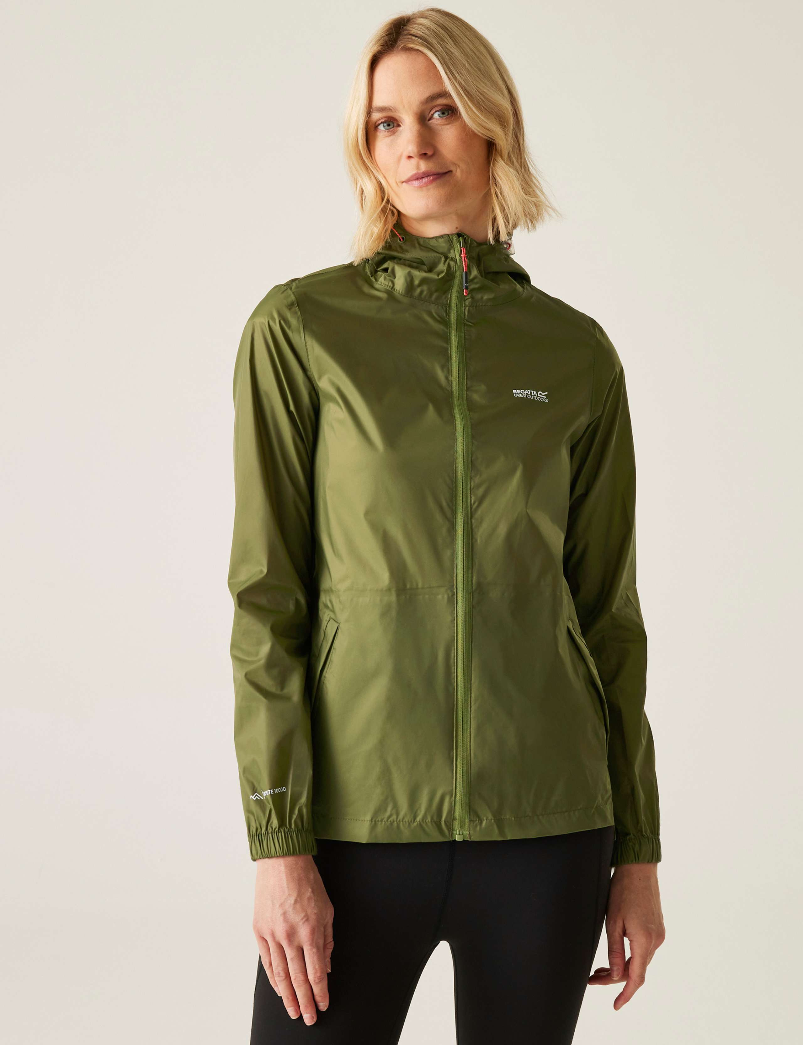 Pack It III Hooded Packaway Rain Jacket 1 of 8