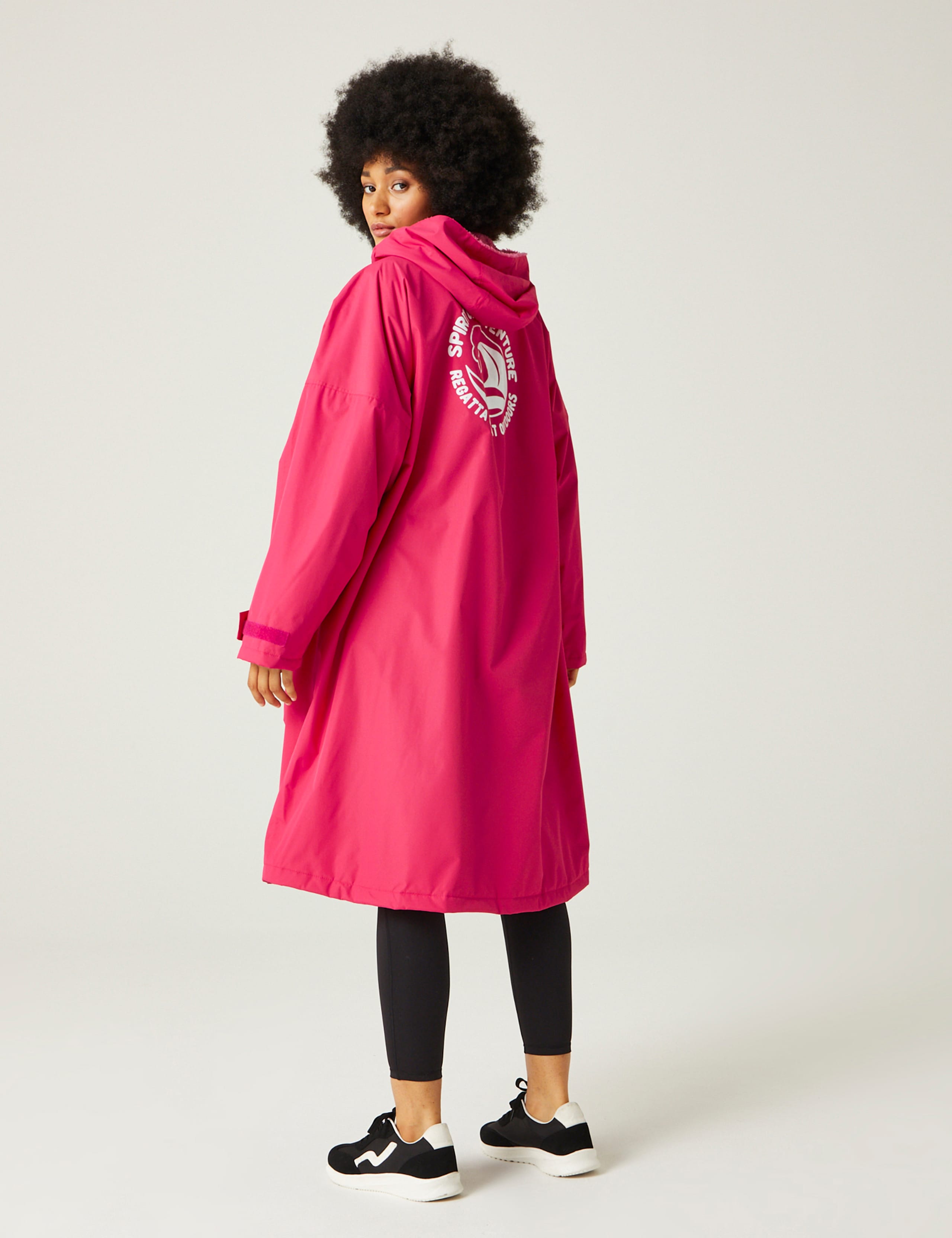 Waterproof Hooded Borg Lined Changing Robe 11 of 12