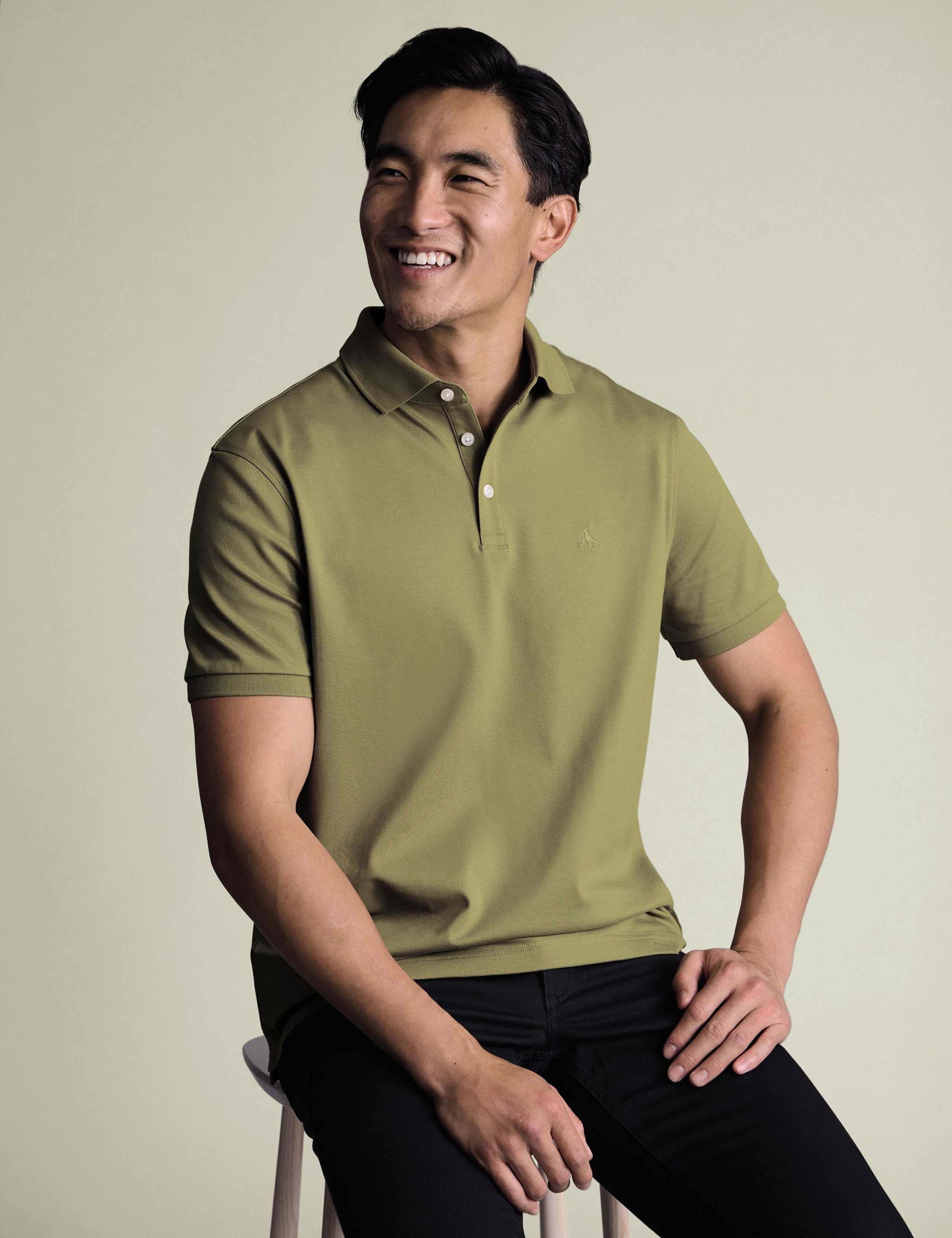 Cotton Rich Pique Polo Shirt 3 of 5
