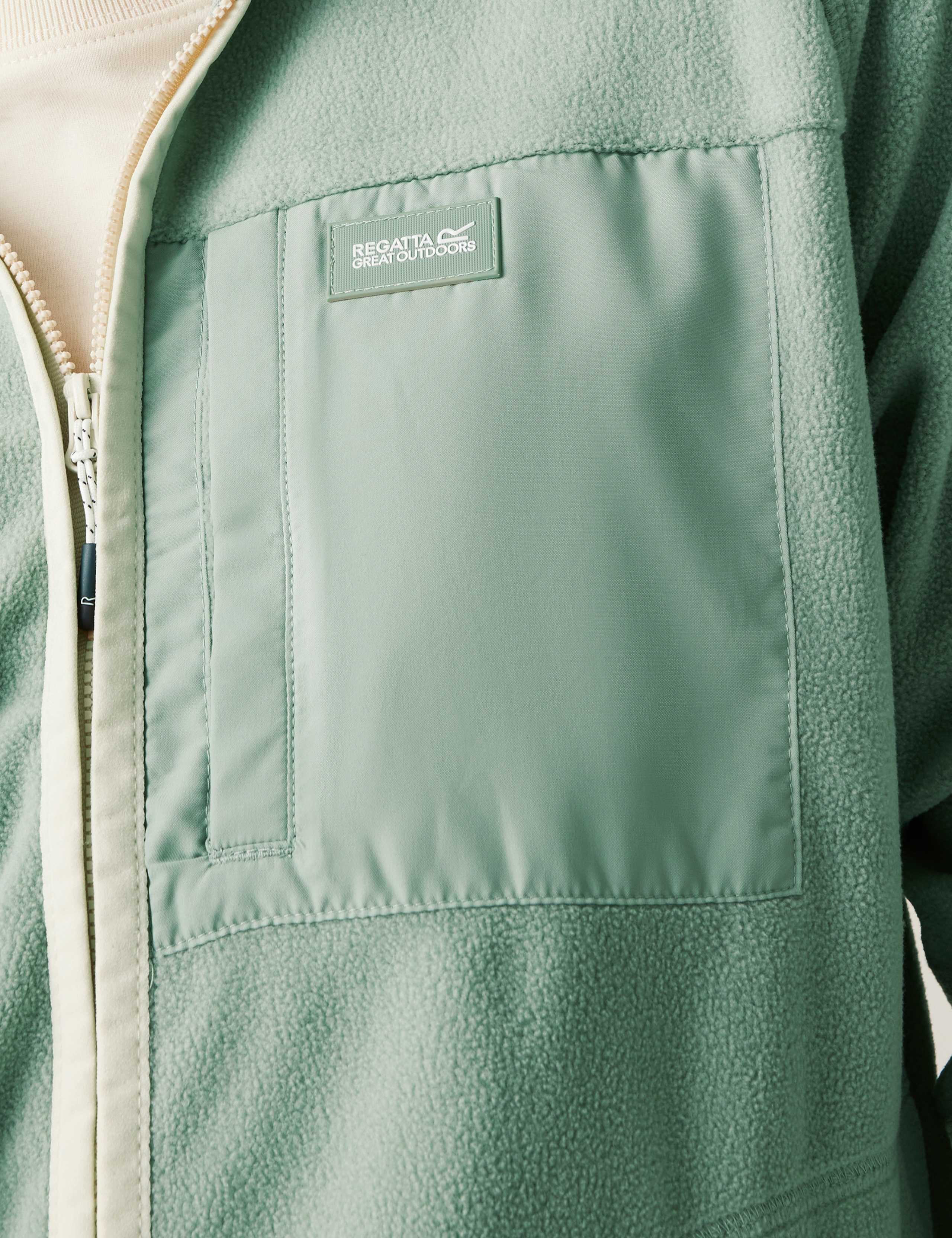 Lilana Zip Up Funnel Neck Fleece 6 of 8
