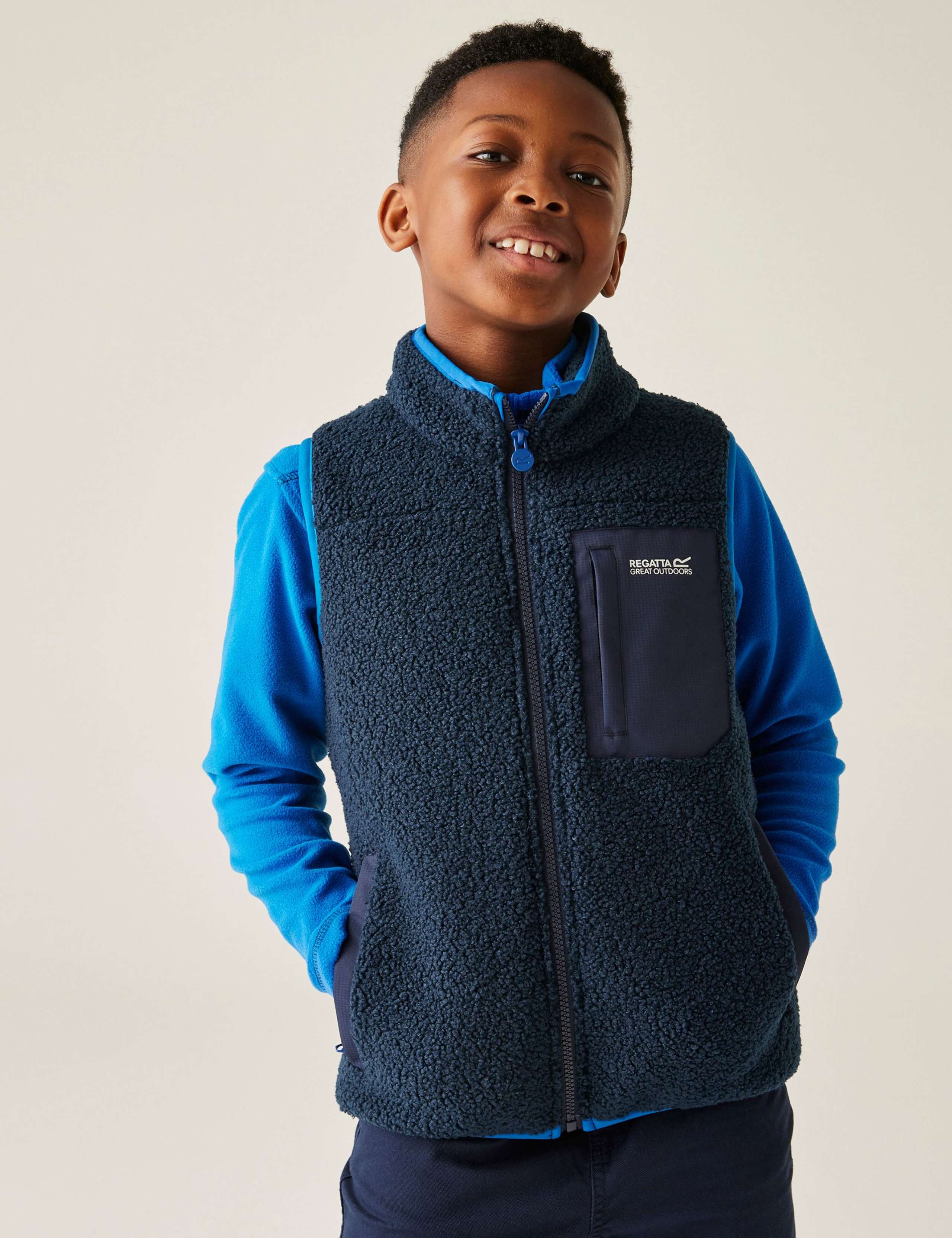 Junior Frankie Zip Fleece Gilet (3-14 Yrs) 1 of 7