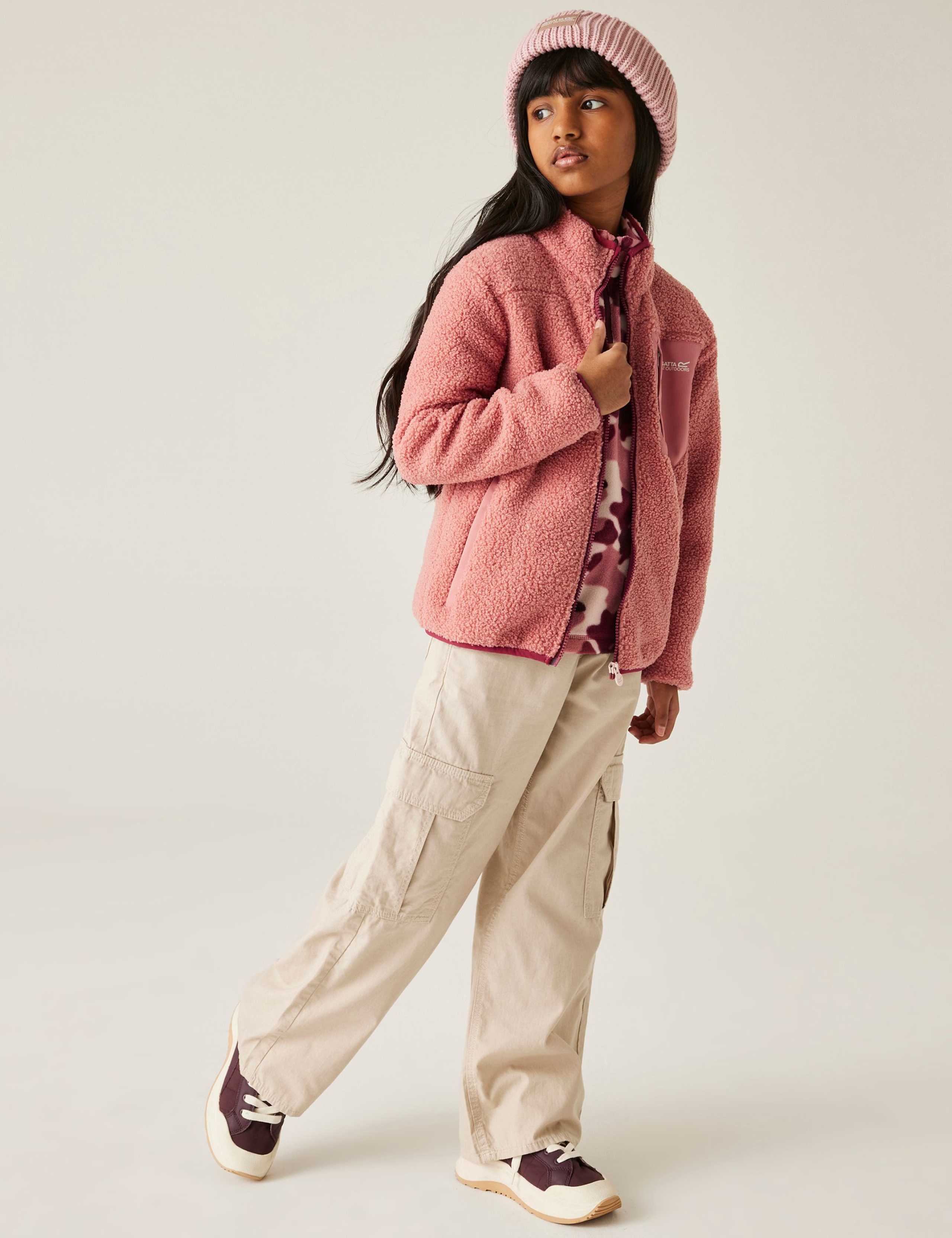 Junior Frankie Zip Borg Fleece Jacket (3-14 Yrs) 3 of 7
