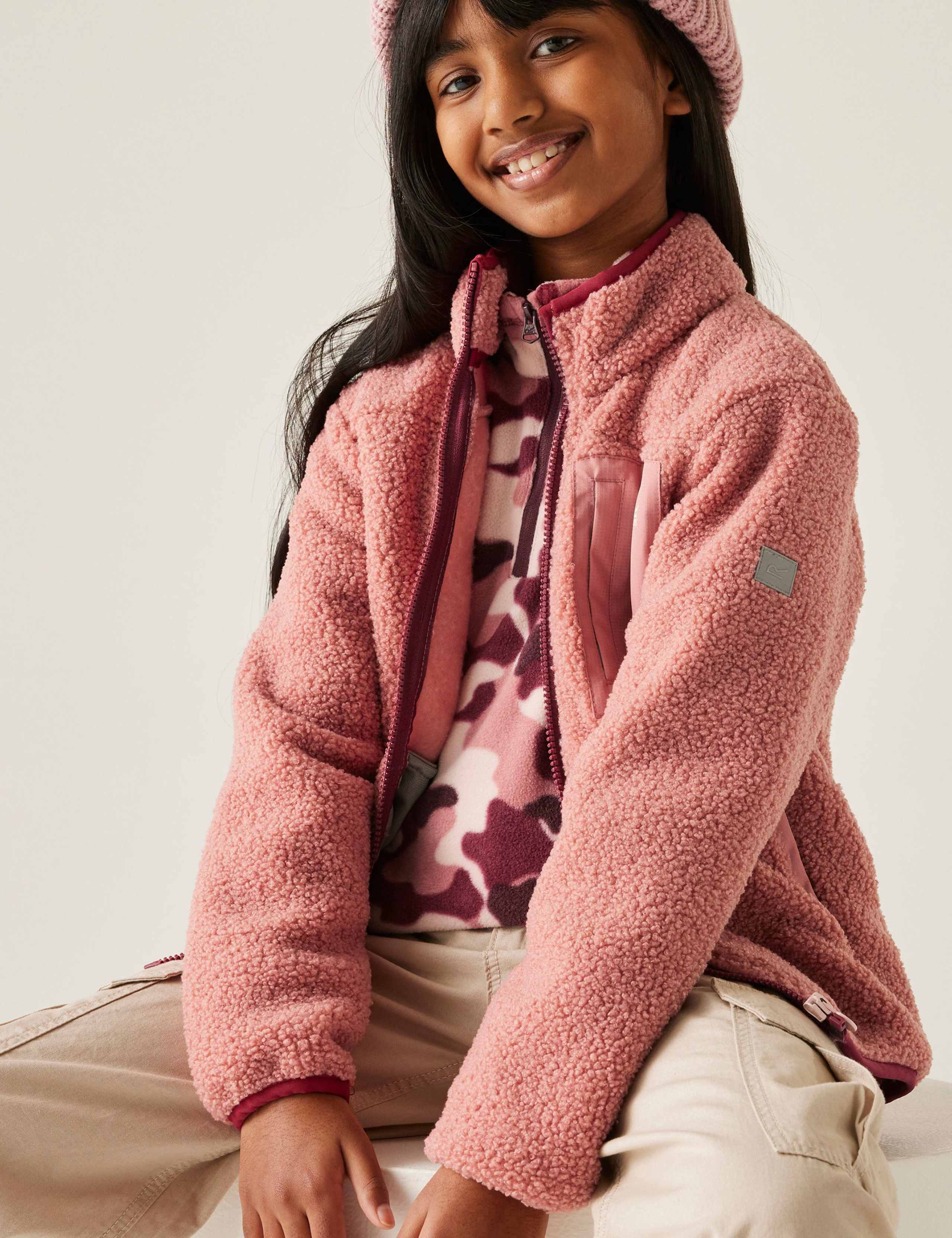Junior Frankie Zip Borg Fleece Jacket (3-14 Yrs) 4 of 7