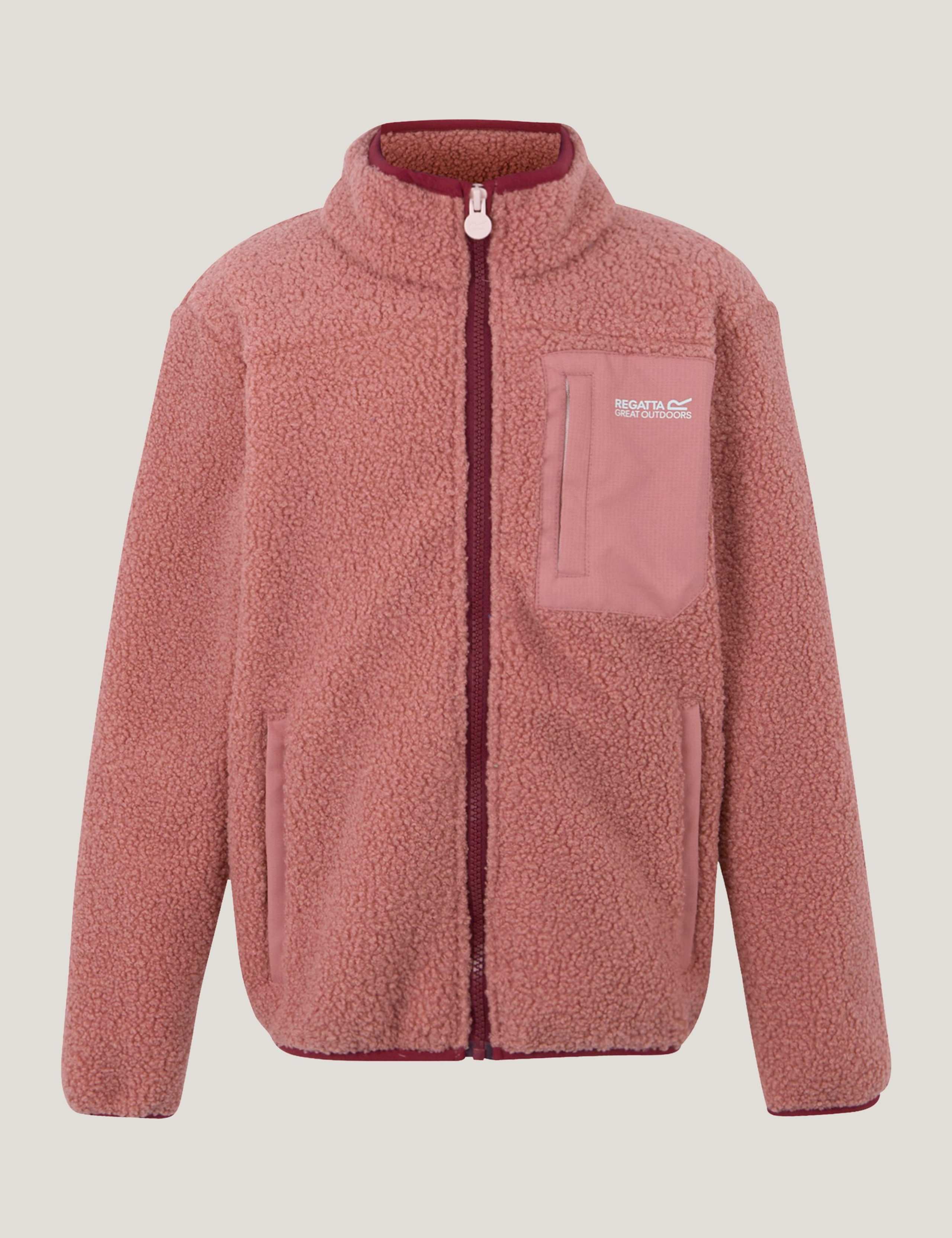 Junior Frankie Zip Borg Fleece Jacket (3-14 Yrs) 2 of 7