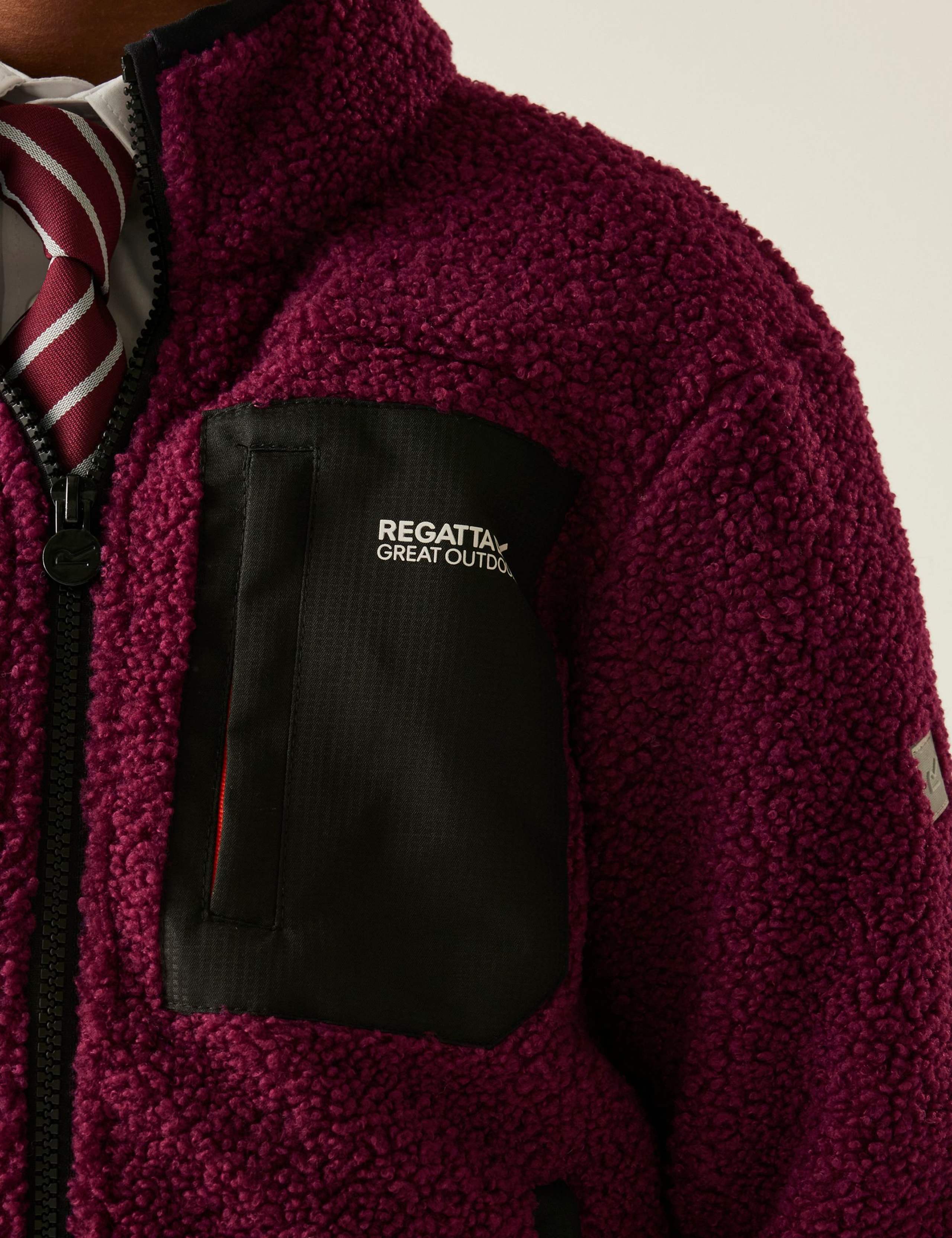 Junior Frankie Zip Borg Fleece Jacket (3-14 Yrs) 9 of 9