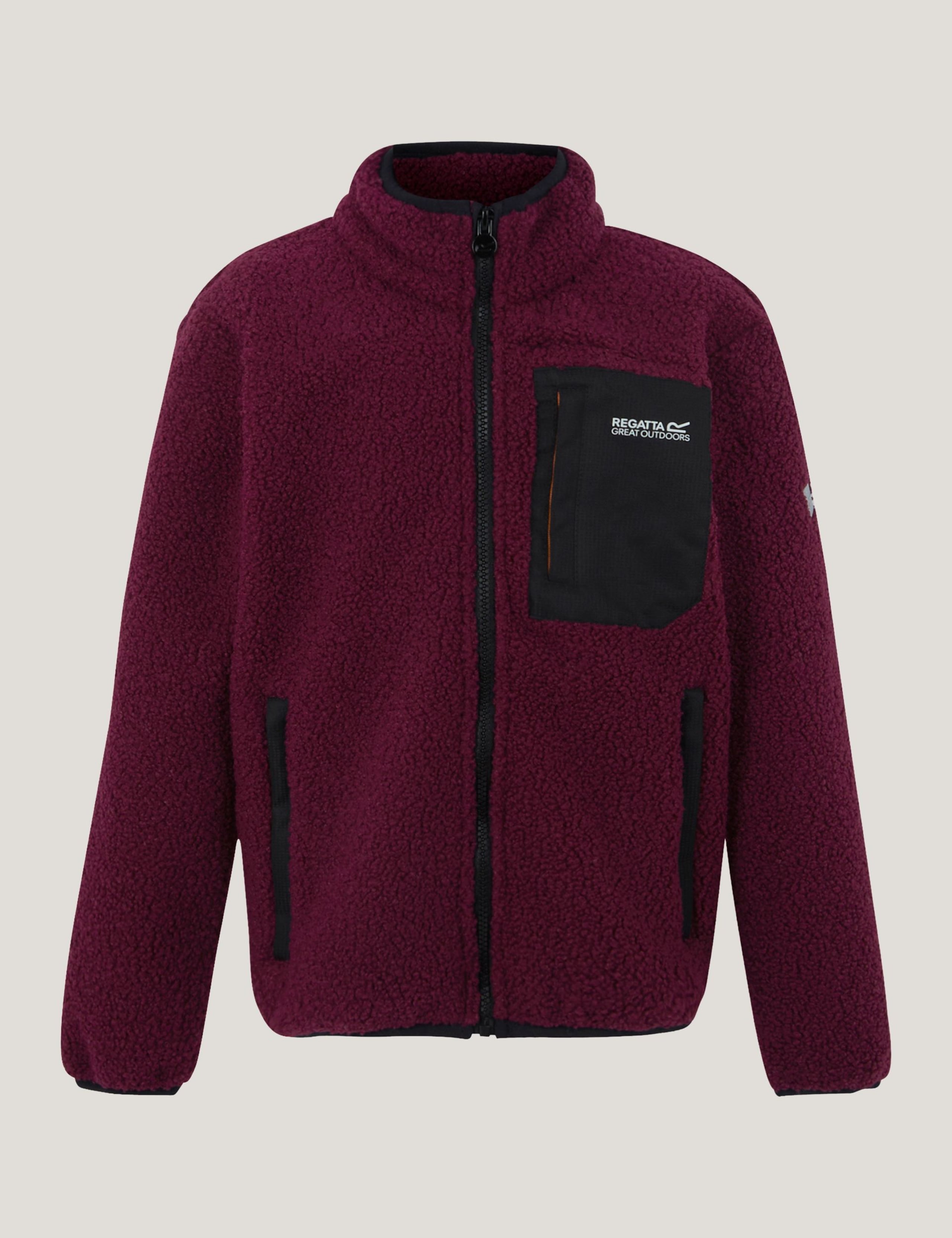 Junior Frankie Zip Borg Fleece Jacket (3-14 Yrs) 2 of 9